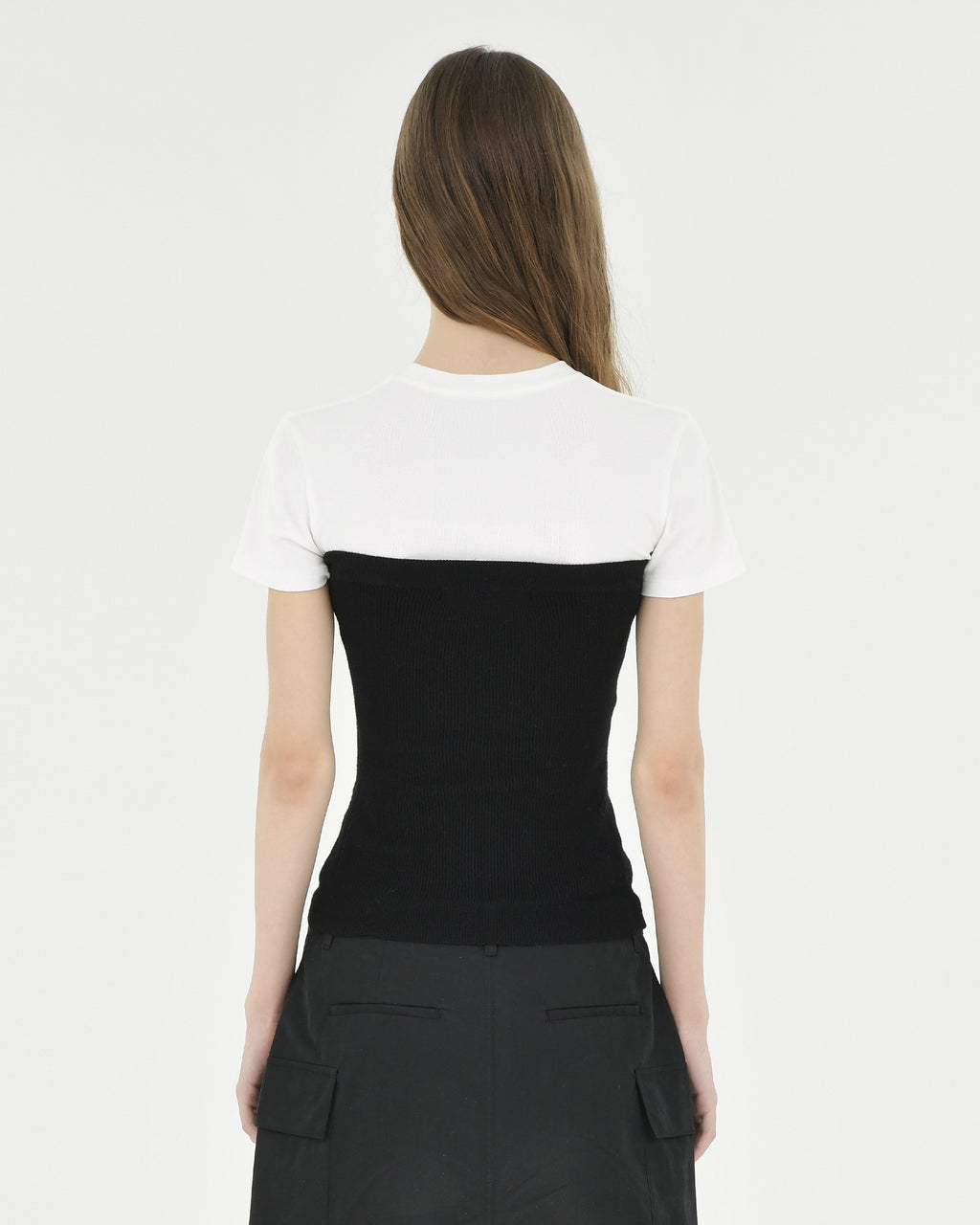 Brownyard - Button Knit Bustier (Black) product image 2 | TRAB K-Fashion Australia