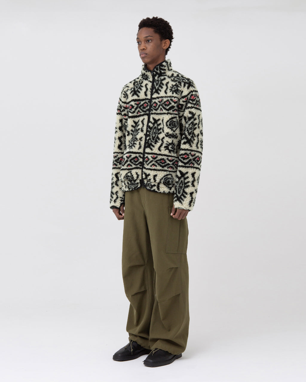 Brownyard - Native Fleece Jacket (Beige) product image 3 | TRAB K-Fashion Australia