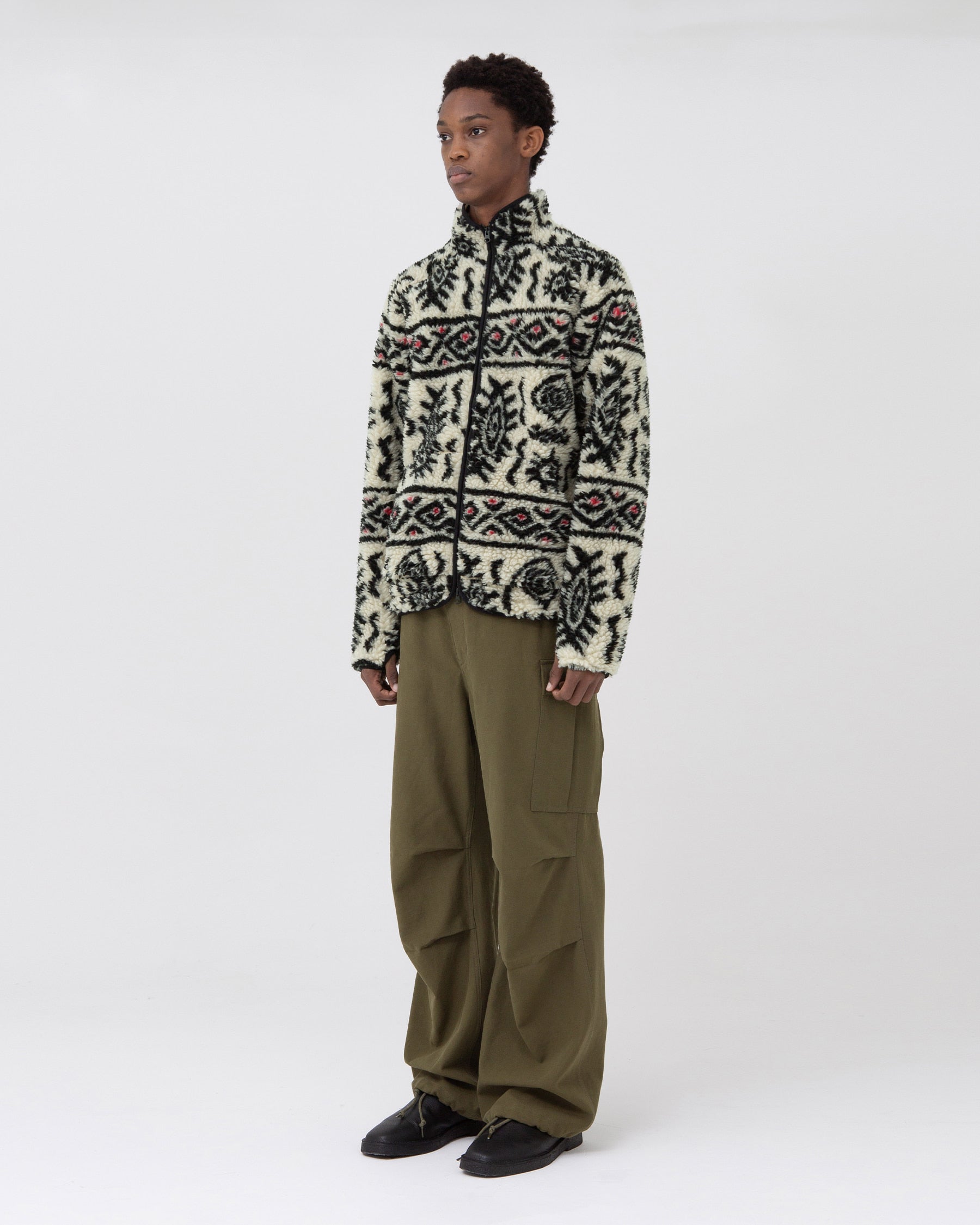 Brownyard - Native Fleece Jacket (Beige) product image 3 | TRAB K-Fashion Australia