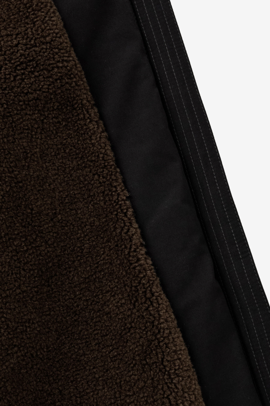 Insilence - W Washed Cotton Shearling Jacket (Black) product image 13 | TRAB K-Fashion Australia