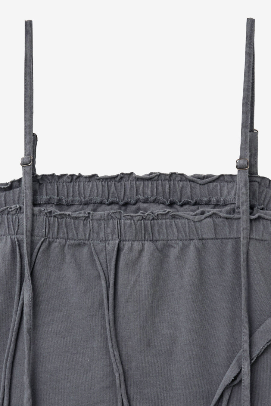 Insilence - Cotton Dyed Cut-Off Sleeveless (Charcoal) product image 13 | TRAB K-Fashion Australia
