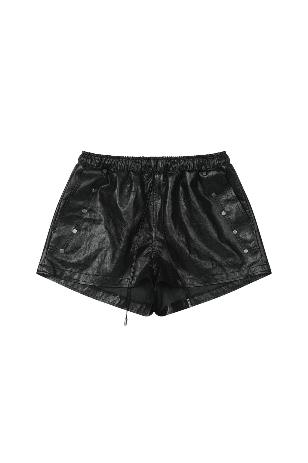 Deinet - Stud Point Faux Leather Shorts (Black) product image 8 | TRAB K-Fashion Australia