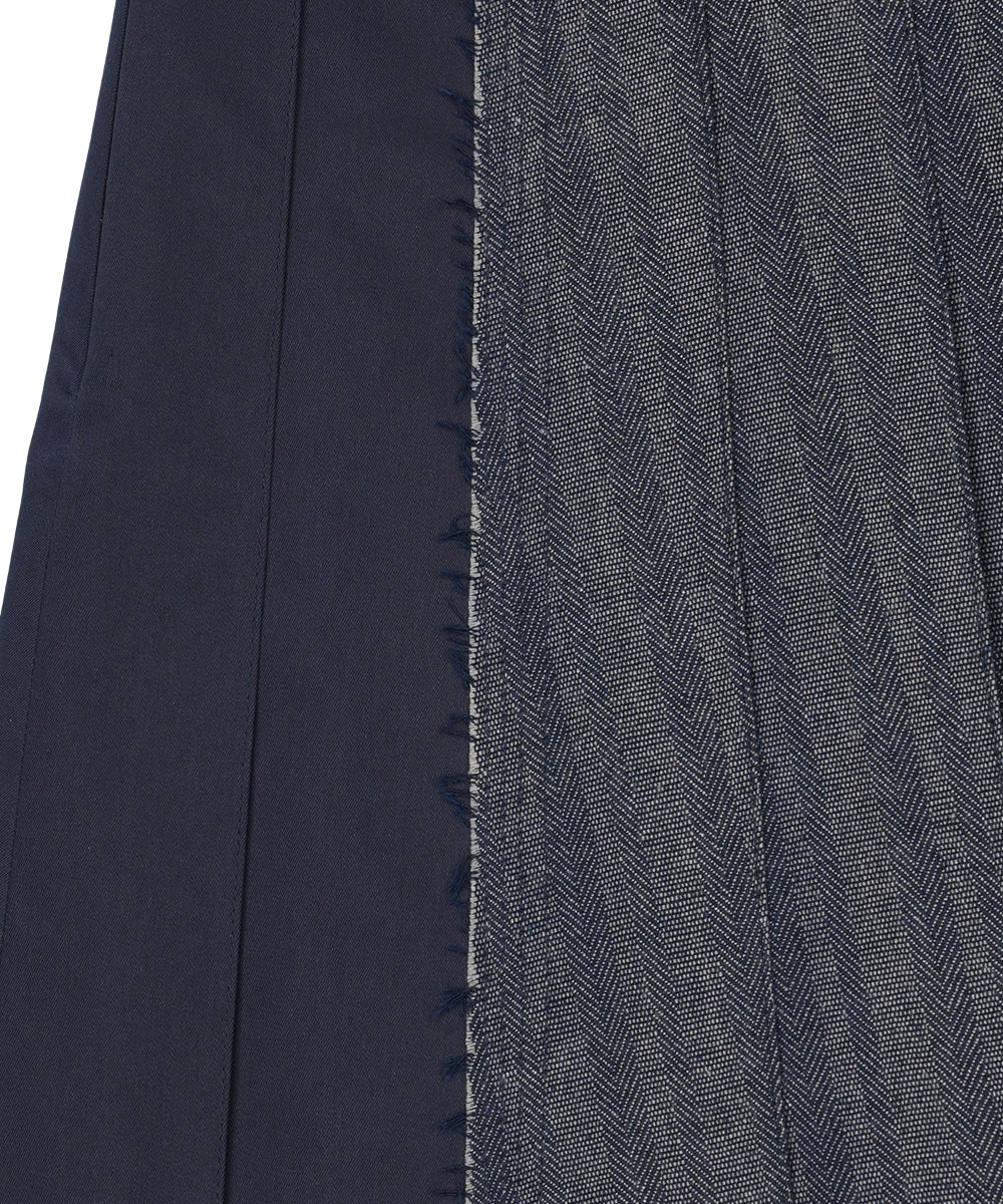 Coyseio - Triple Layer Pleated Skirt (Navy) product image 17 | TRAB K-Fashion Australia