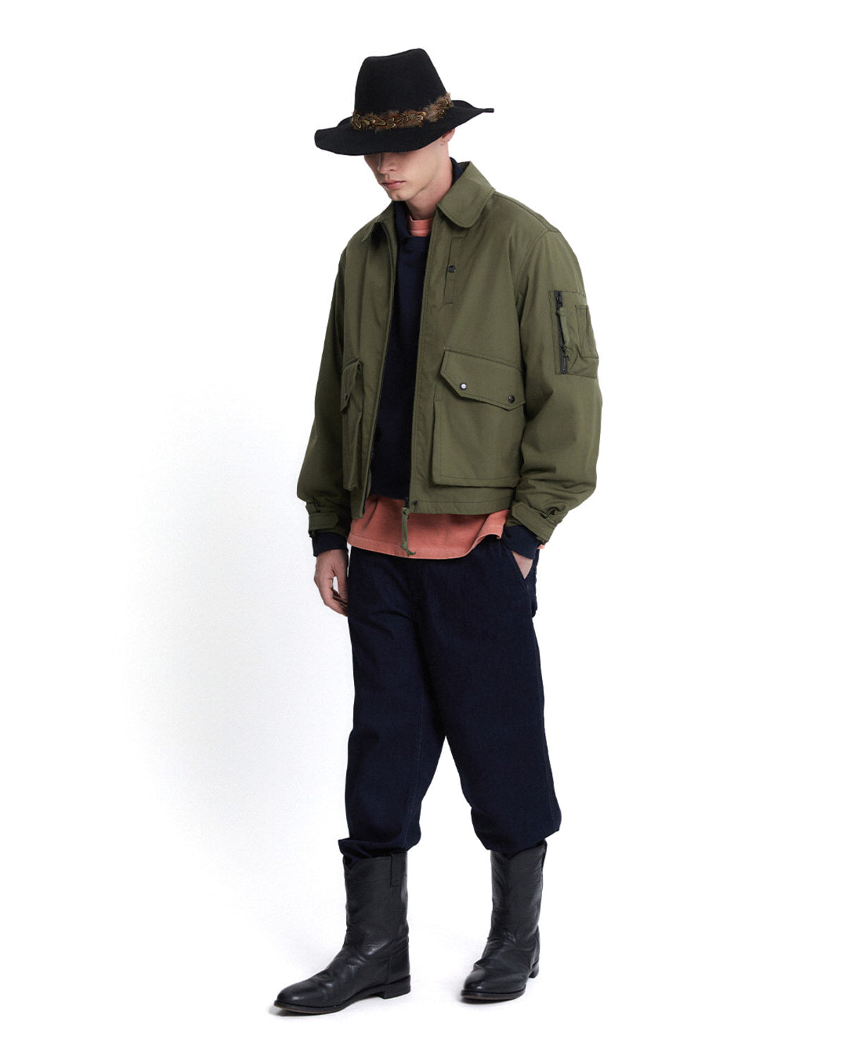 Eastlogue - Combat Flight Jacket (Olive C/n) product image 4 | TRAB K-Fashion Australia