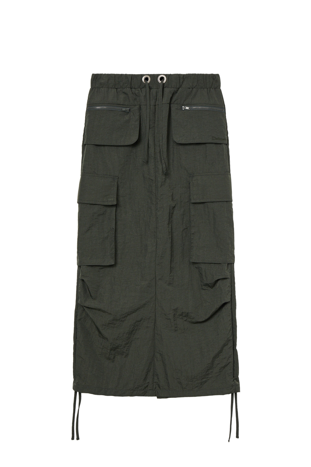 Deinet - Nylon Utility Cargo Skirt (Khaki) product image 1 | TRAB K-Fashion Australia