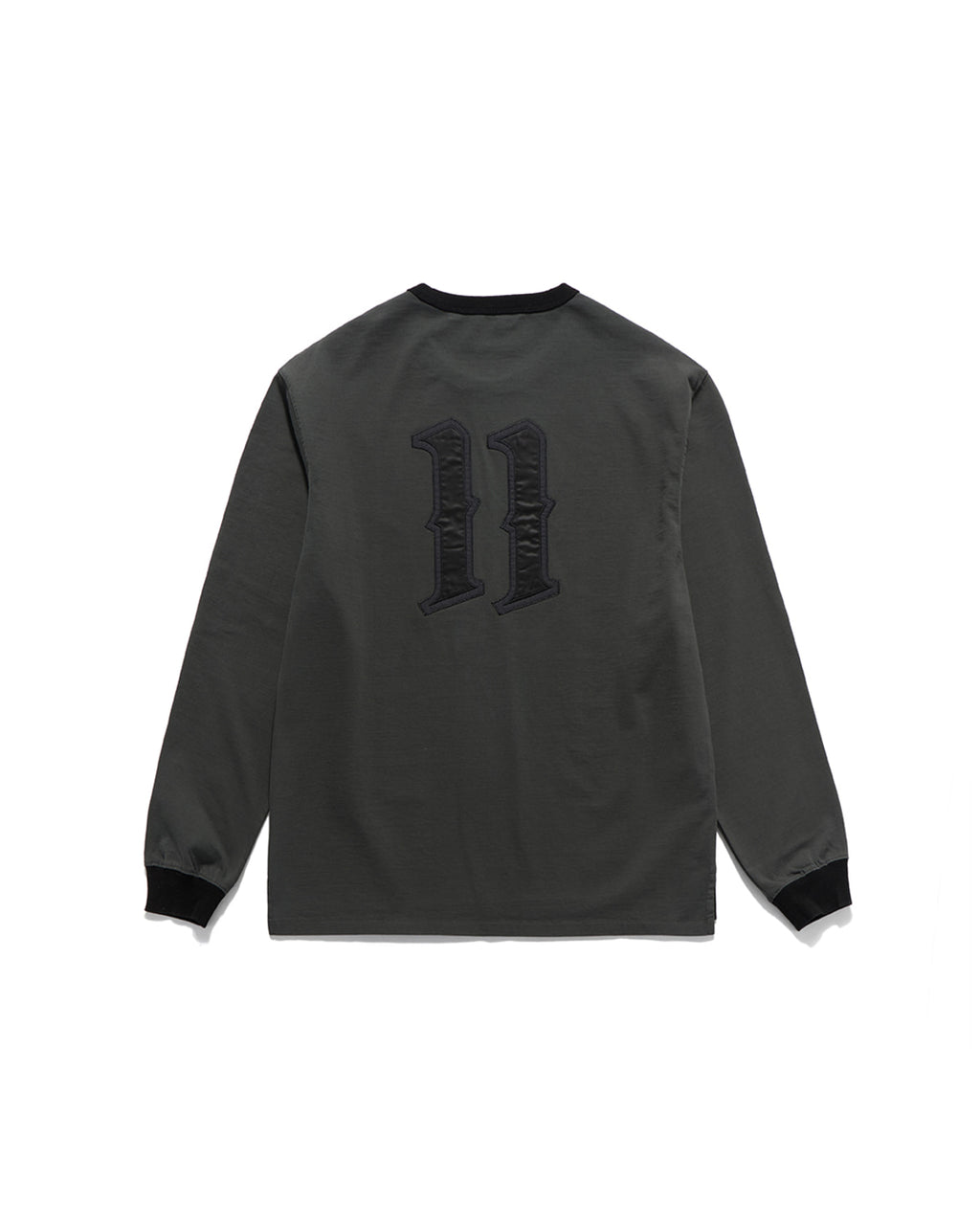 Eastlogue - 11 Ringer L.s T-shirts (Charcoal & Black) product image 5 | TRAB K-Fashion Australia