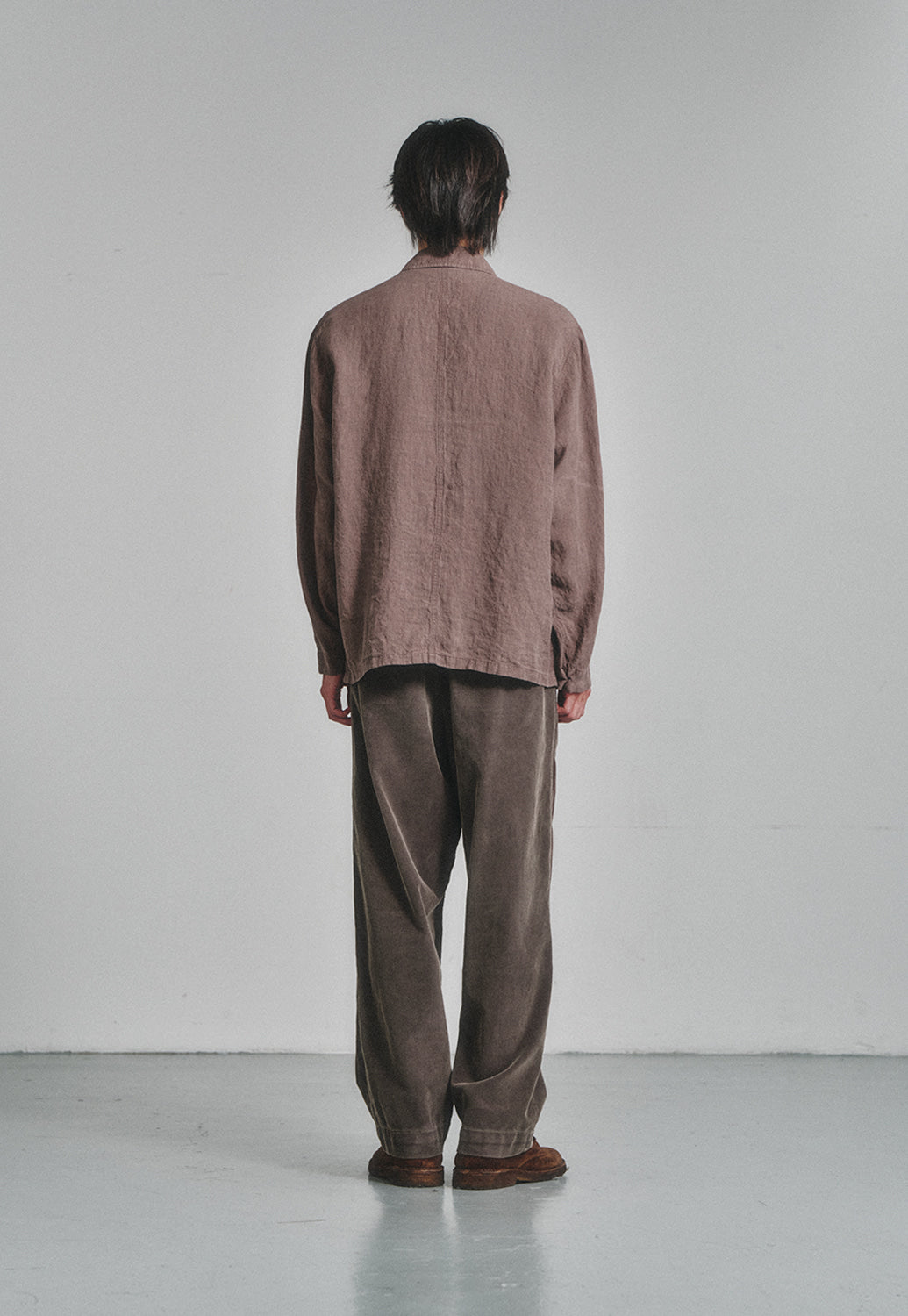 Art if acts - Linen French Work Jacket (Wood) product image 3 | TRAB K-Fashion Australia