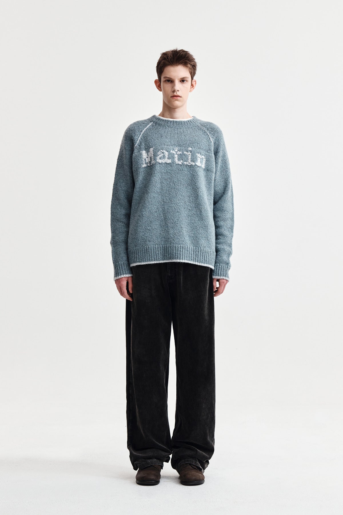 Matin Kim - Washed Corduroy Pants (Charcoal) product image 11 | TRAB K-Fashion Australia