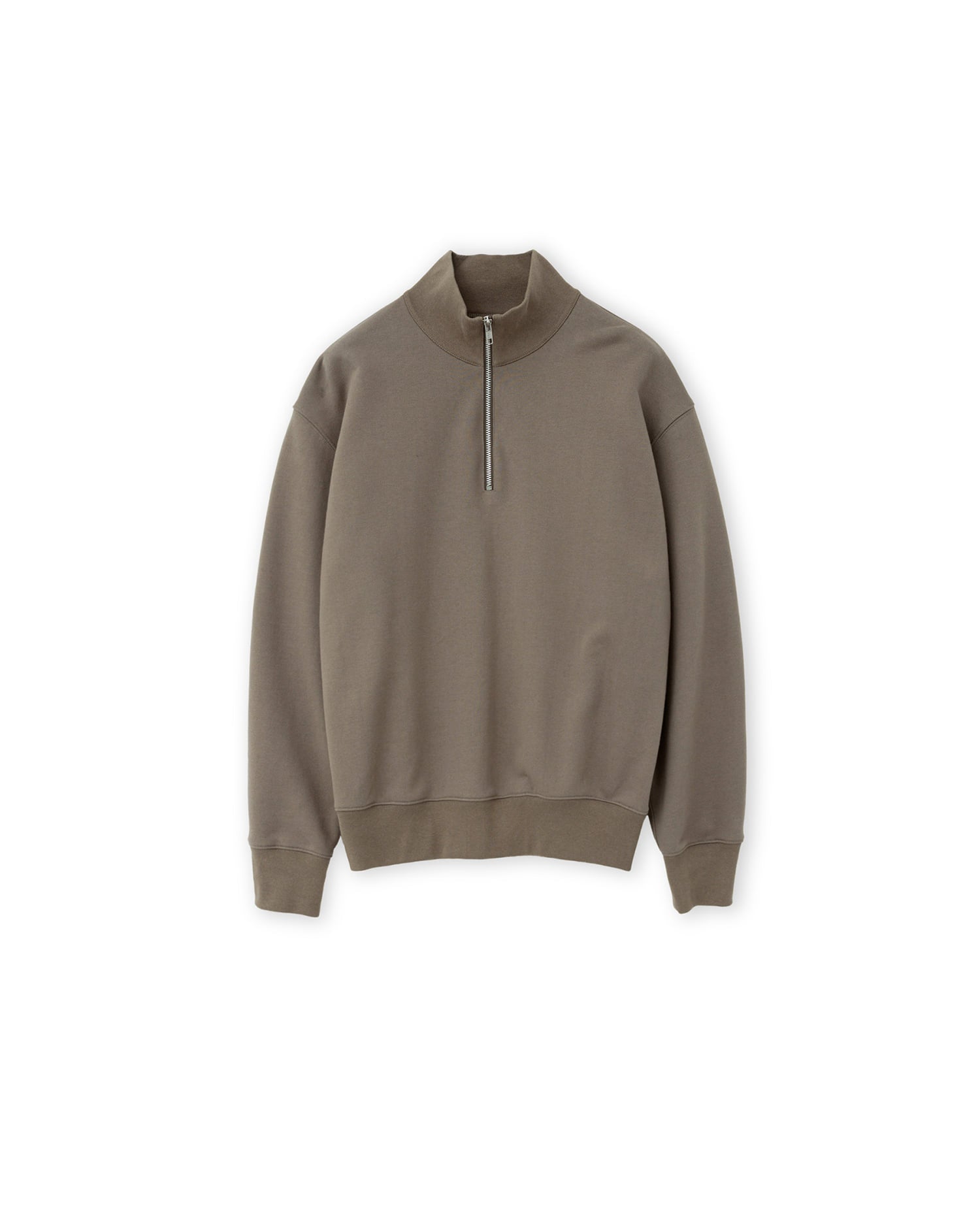 Brownyard - Soft Sweat Half Zip Up (Light Brown) product image 3 | TRAB K-Fashion Australia