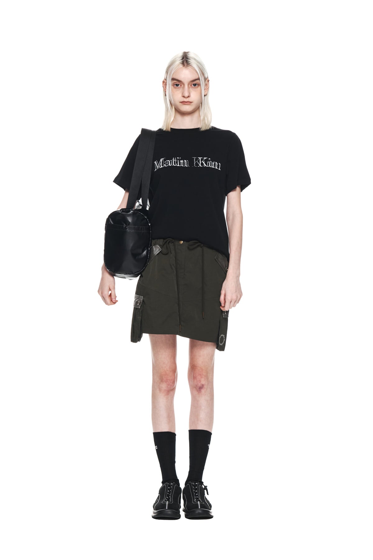 Matin Kim - Cargo Mini Skirt (Khaki) product image 5 | TRAB K-Fashion Australia