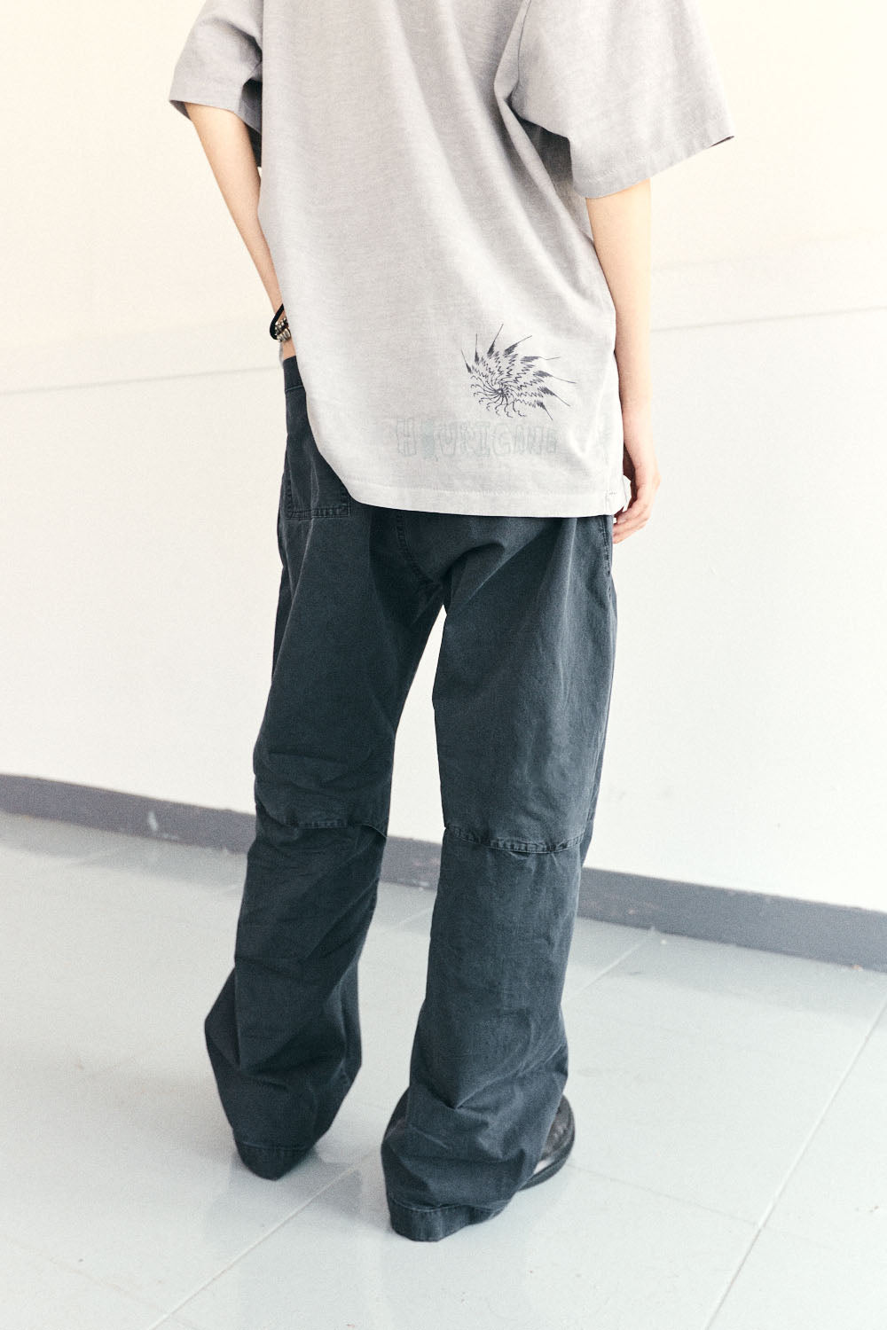 Hatchingroom - Vented Pants Dyed Charcoal (V2) product image 11 | TRAB K-Fashion Australia