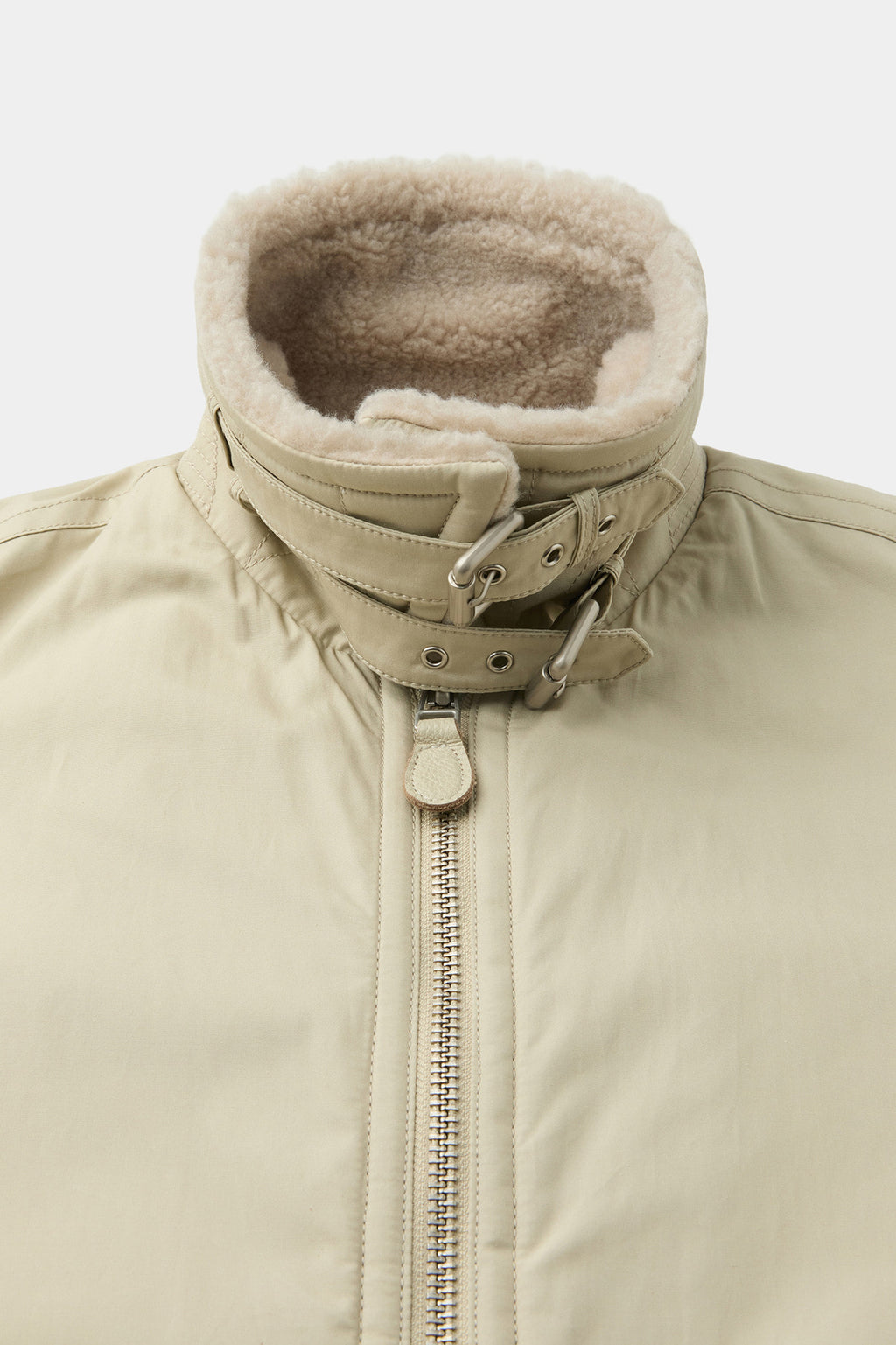 Coor - Fur Lined Cotton B-3 Jacket (Natural) product image 6 | TRAB K-Fashion Australia