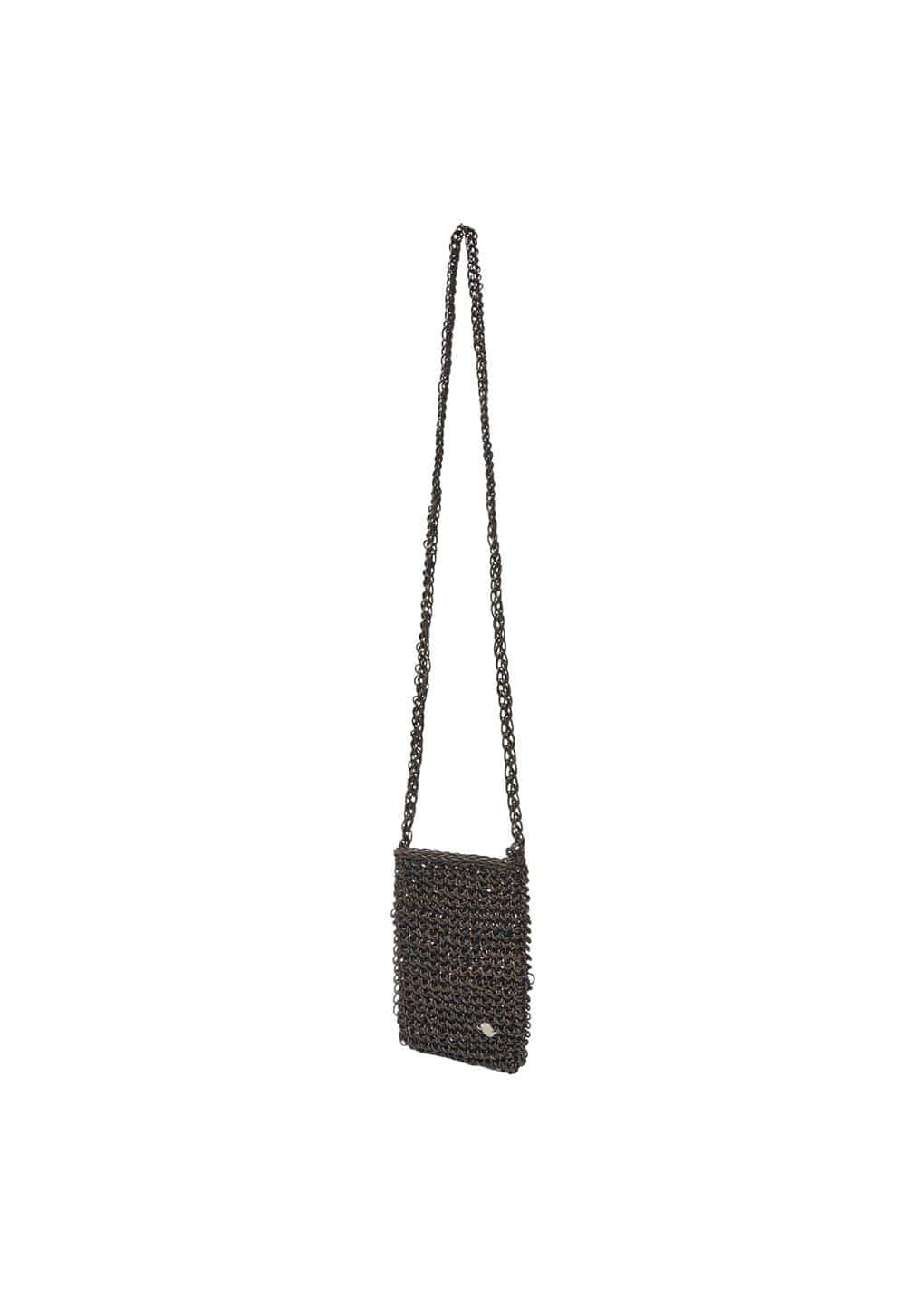 Amomento - Mini Handmade Leather Net Bag (Brown) product image 6 | TRAB K-Fashion Australia