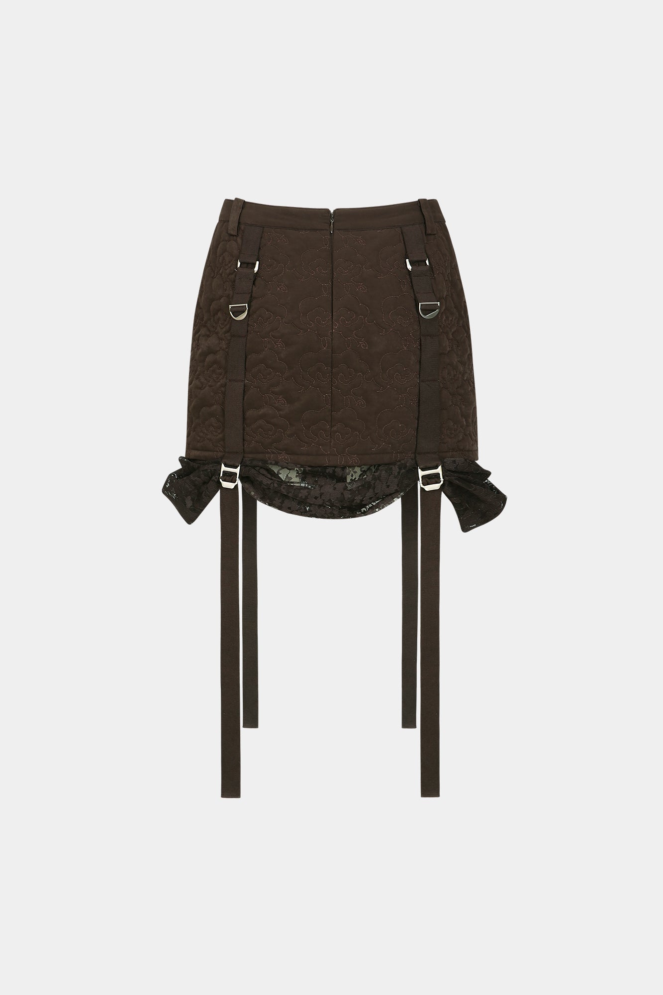 Andersson Bell - Embroidery Padded Skirt (D/Brown) product image 8 | TRAB K-Fashion Australia