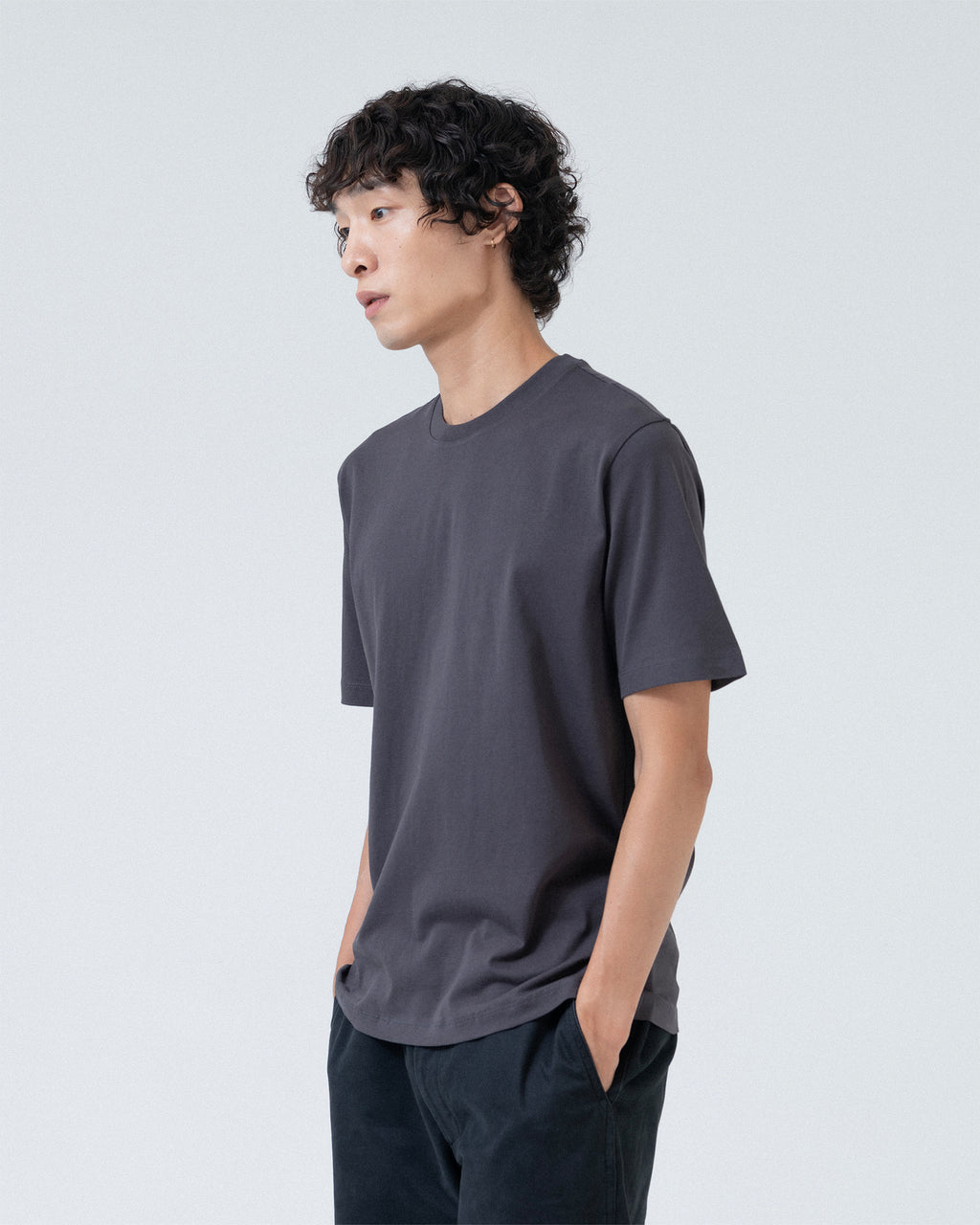Brownyard - Essential T Shirt (Charcoal) product image 4 | TRAB K-Fashion Australia