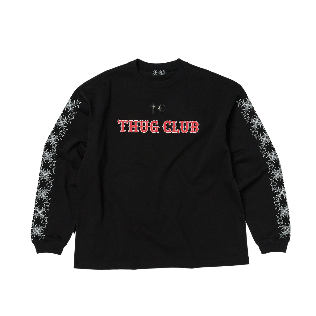 Thug Club - TC Pattern Long-Sleeve (Black) product image 1 | TRAB K-Fashion Australia
