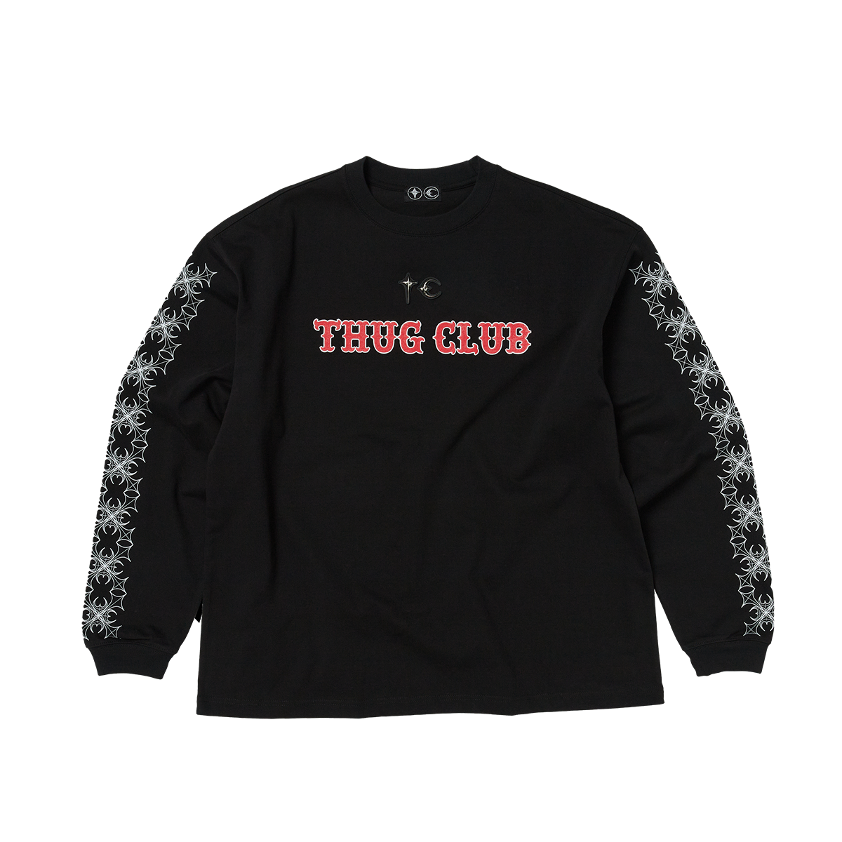 Thug Club - TC Pattern Long-Sleeve (Black) product image 1 | TRAB K-Fashion Australia