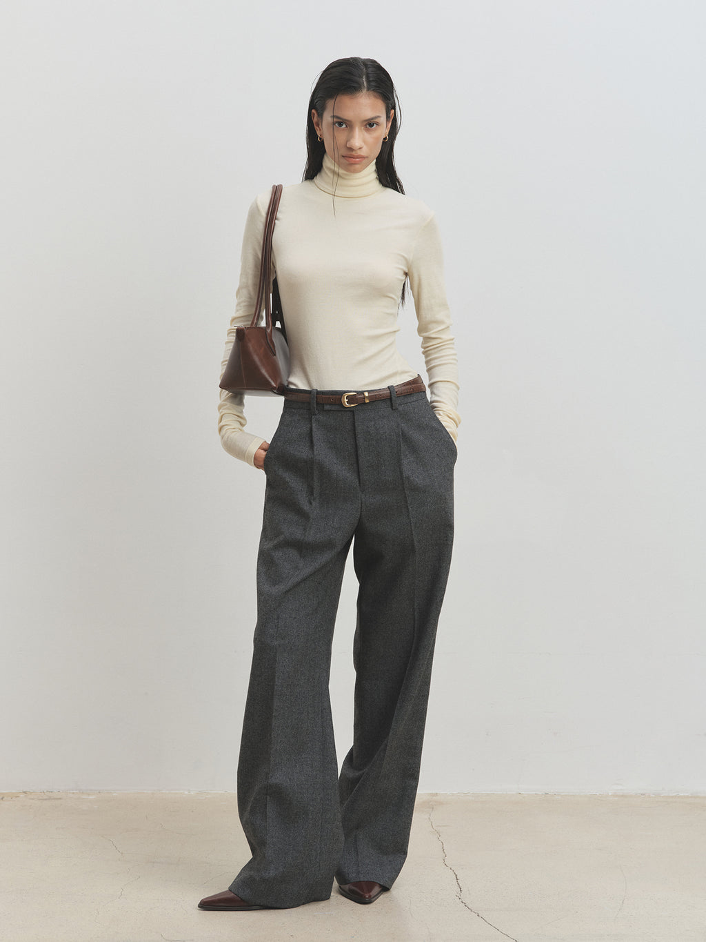 Tonywack - Slim-Fit Turtleneck (Ivory) product image 6 | TRAB K-Fashion Australia