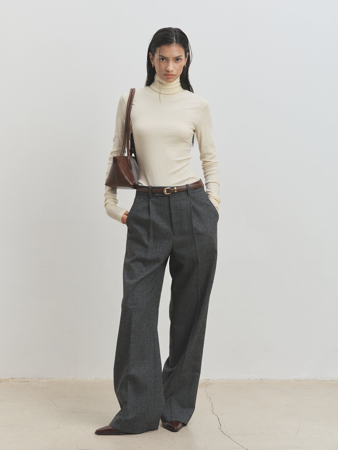 Tonywack - Slim-Fit Turtleneck (Ivory) product image 6 | TRAB K-Fashion Australia