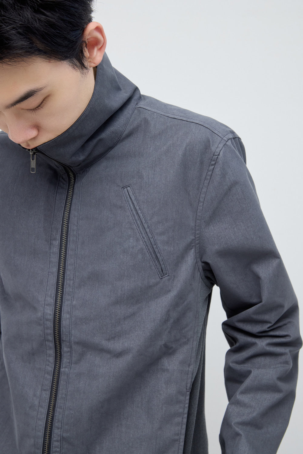 Hatchingroom - Funnel Neck Jacket (Grey) product image 9 | TRAB K-Fashion Australia