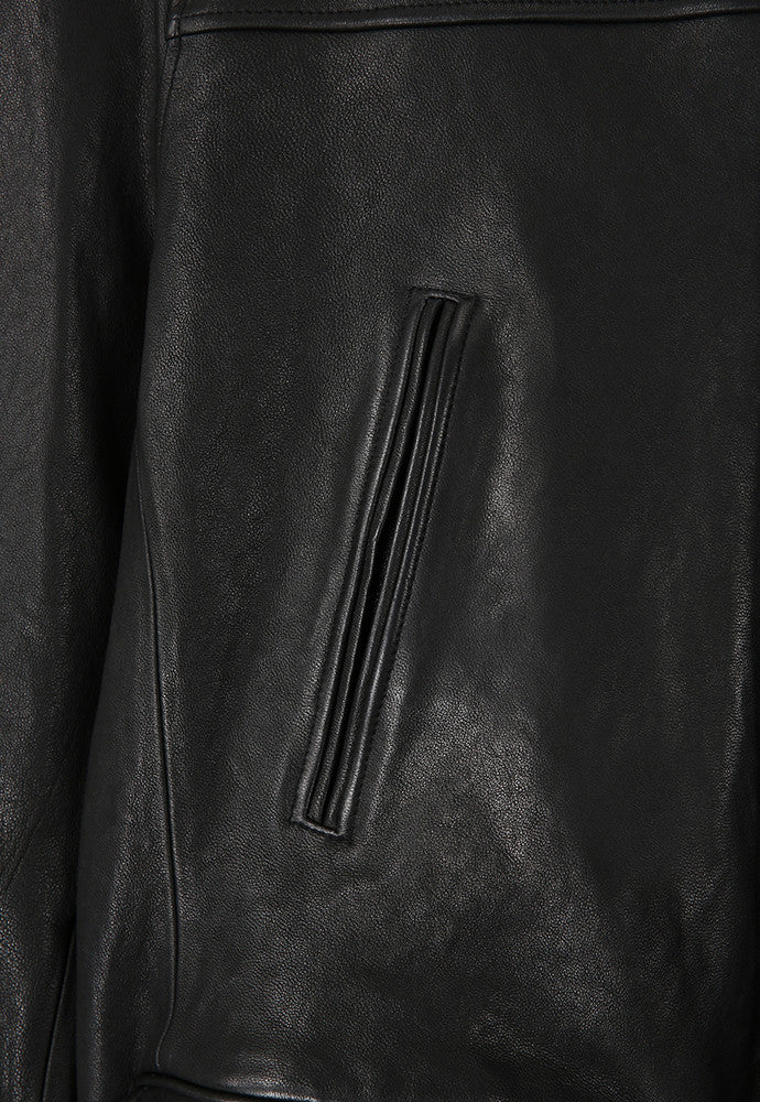 Art if acts - Washed Lambskin Vegetable Car Coat (Black) product image 12 | TRAB K-Fashion Australia