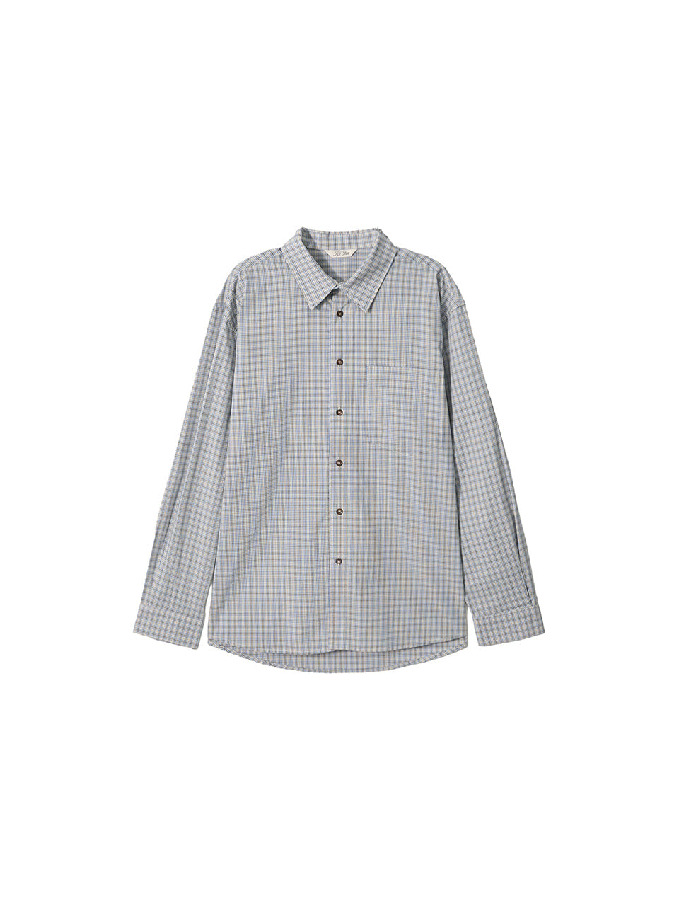 Kijun - Soft Check Shirt (Sky Blue) product image 8 | TRAB K-Fashion Australia