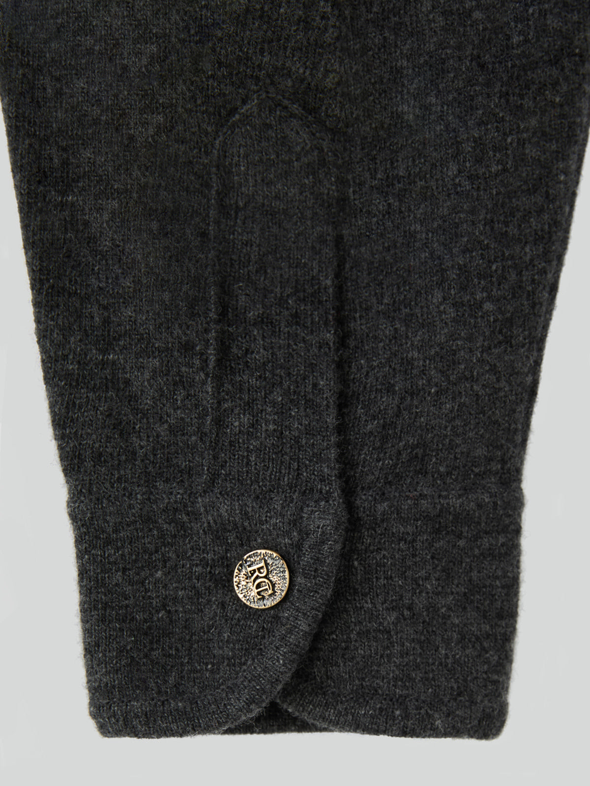 Recto - Shirt Cuffs Detail Knit Top (Charcoal Grey) product image 11 | TRAB K-Fashion Australia