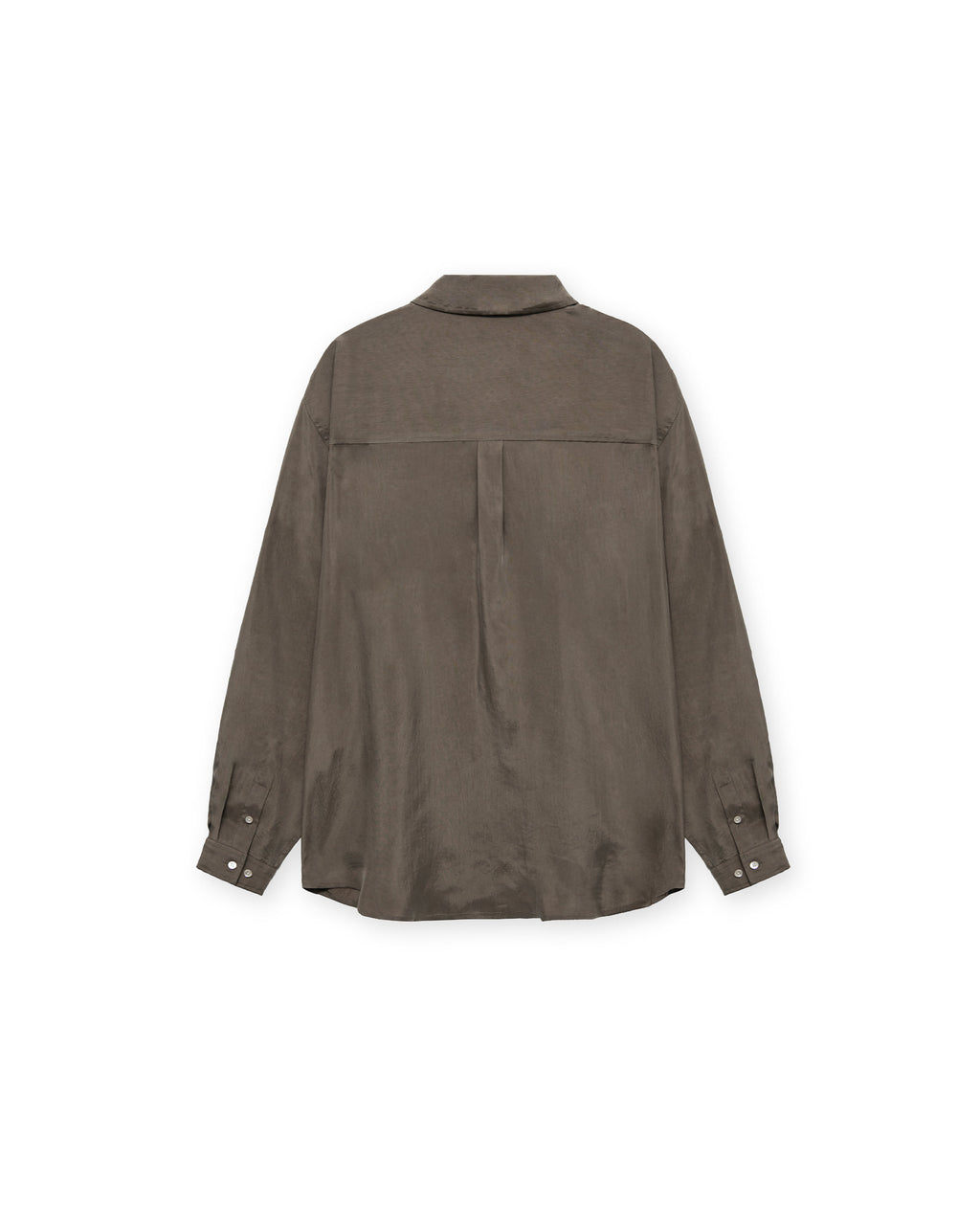 Brownyard - Cupro Shirt (Dark Brown) product image 5 | TRAB K-Fashion Australia
