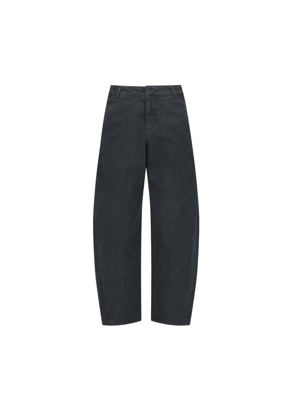 Amomento - Garments Dyed Curved Seam Denim (Black) product image 2 | TRAB K-Fashion Australia