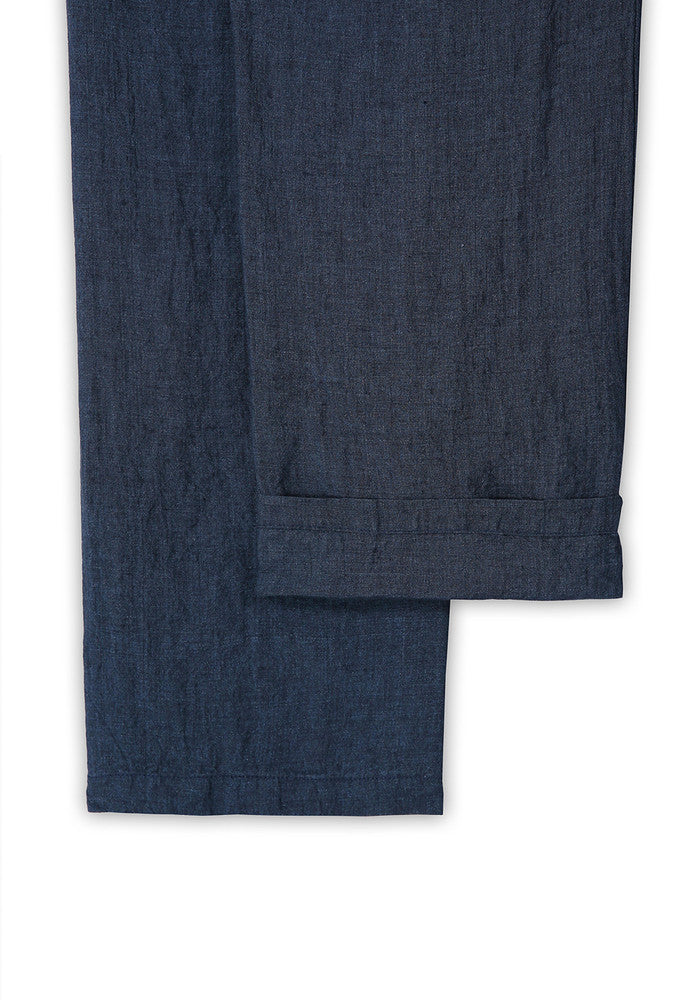 Art if acts - Linen One Tuck Pants (Indigo) product image 13 | TRAB K-Fashion Australia