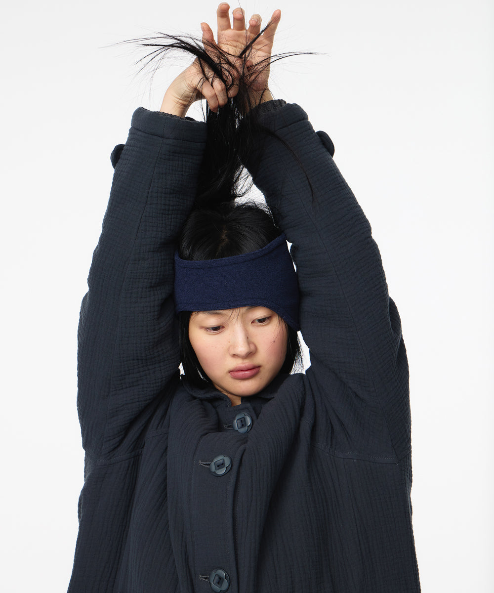 Coyseio - Soft Stitch Padded Coat (Blue Charcoal) product image 4 | TRAB K-Fashion Australia