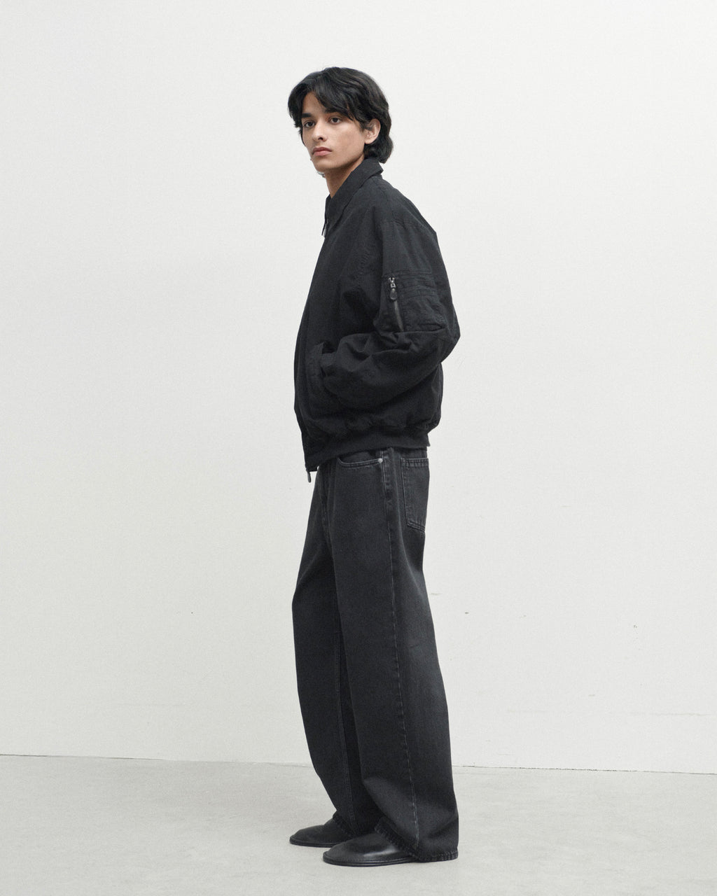 Brownyard - Washed Tanker Jacket (Black) product image 2 | TRAB K-Fashion Australia