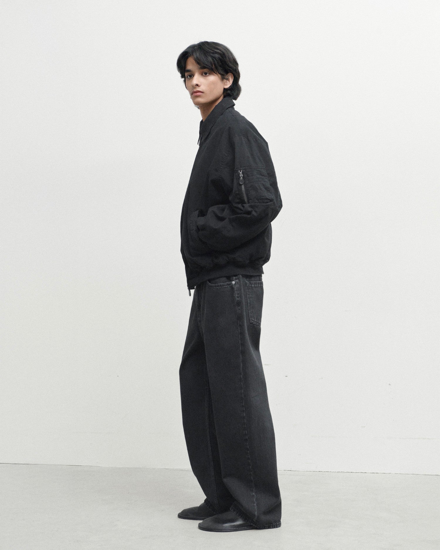 Brownyard - Washed Tanker Jacket (Black) product image 2 | TRAB K-Fashion Australia