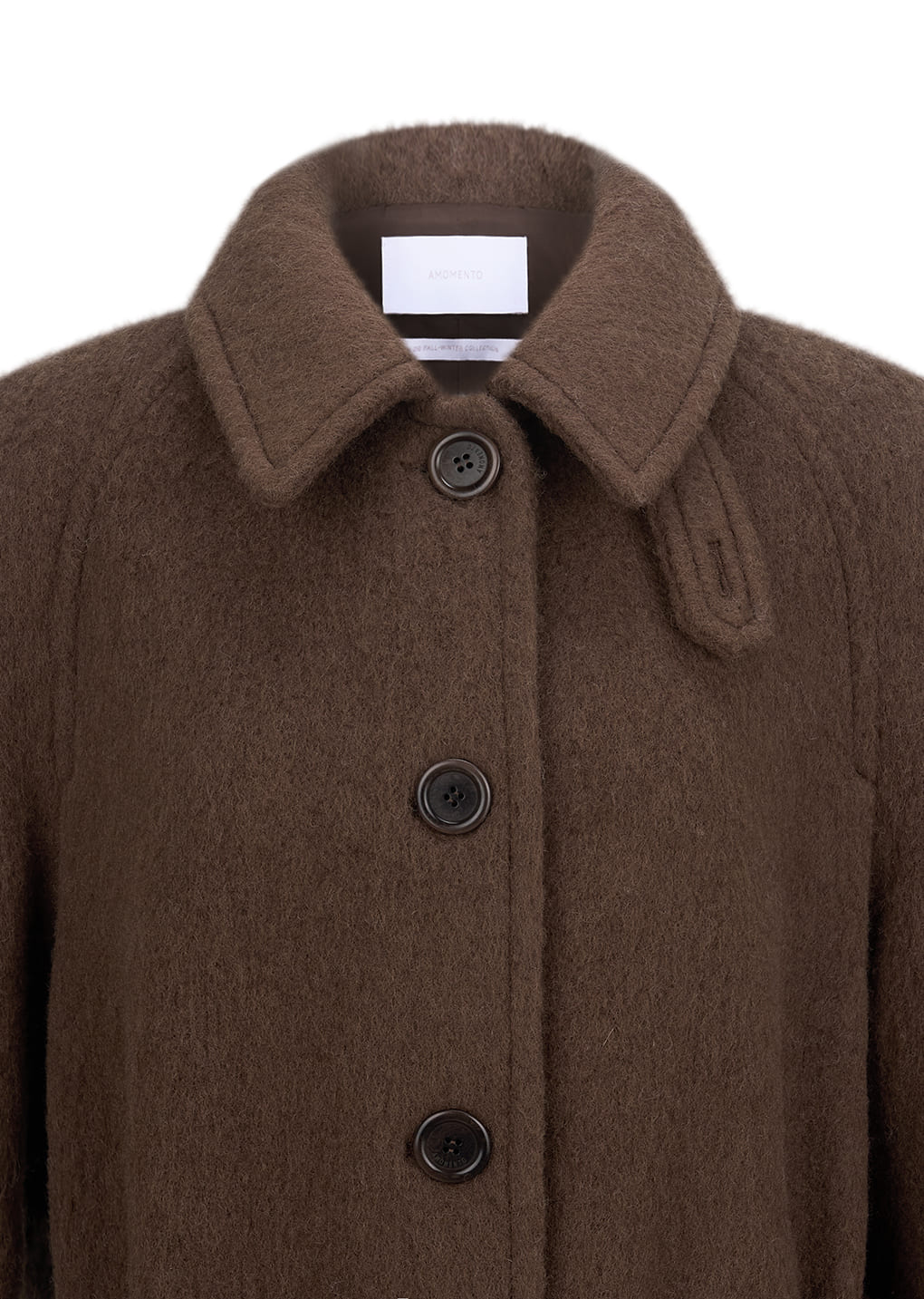 Amomento - alpaca raglan coat (Brown) product image 9 | TRAB K-Fashion Australia