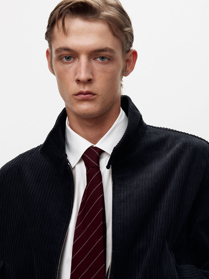 Tonywack - Italian Corduroy Harrington Jacket (Navy) product image 8 | TRAB K-Fashion Australia