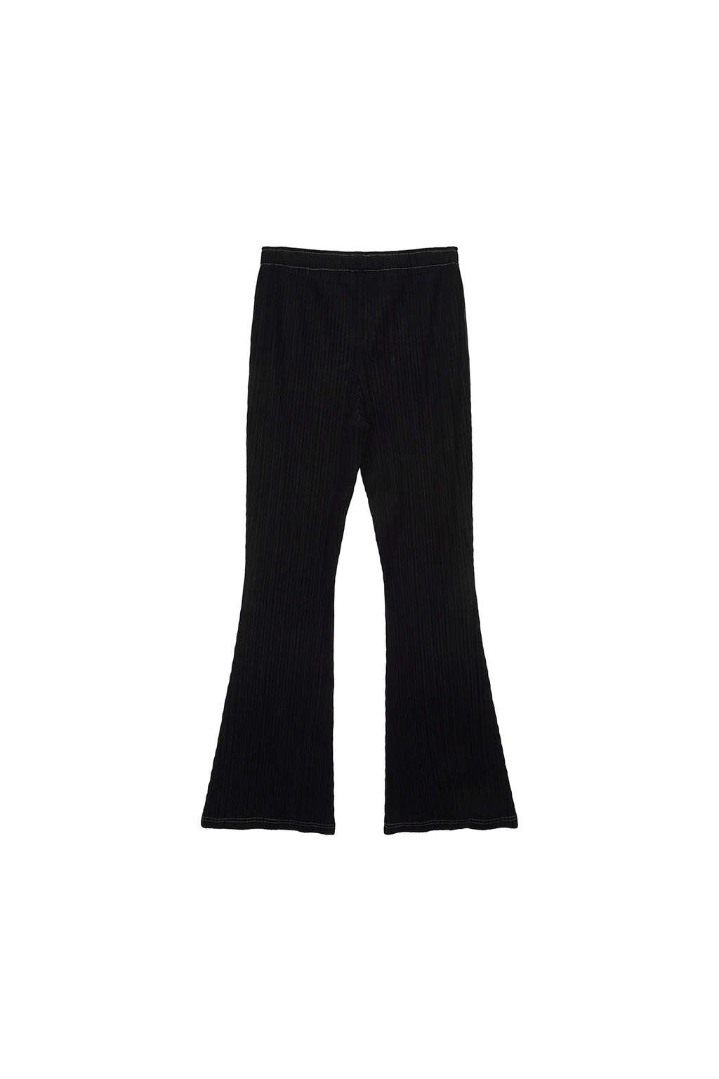 Matin Kim - Pleats Stitch Layered Pants (Black) product image 2 | TRAB K-Fashion Australia