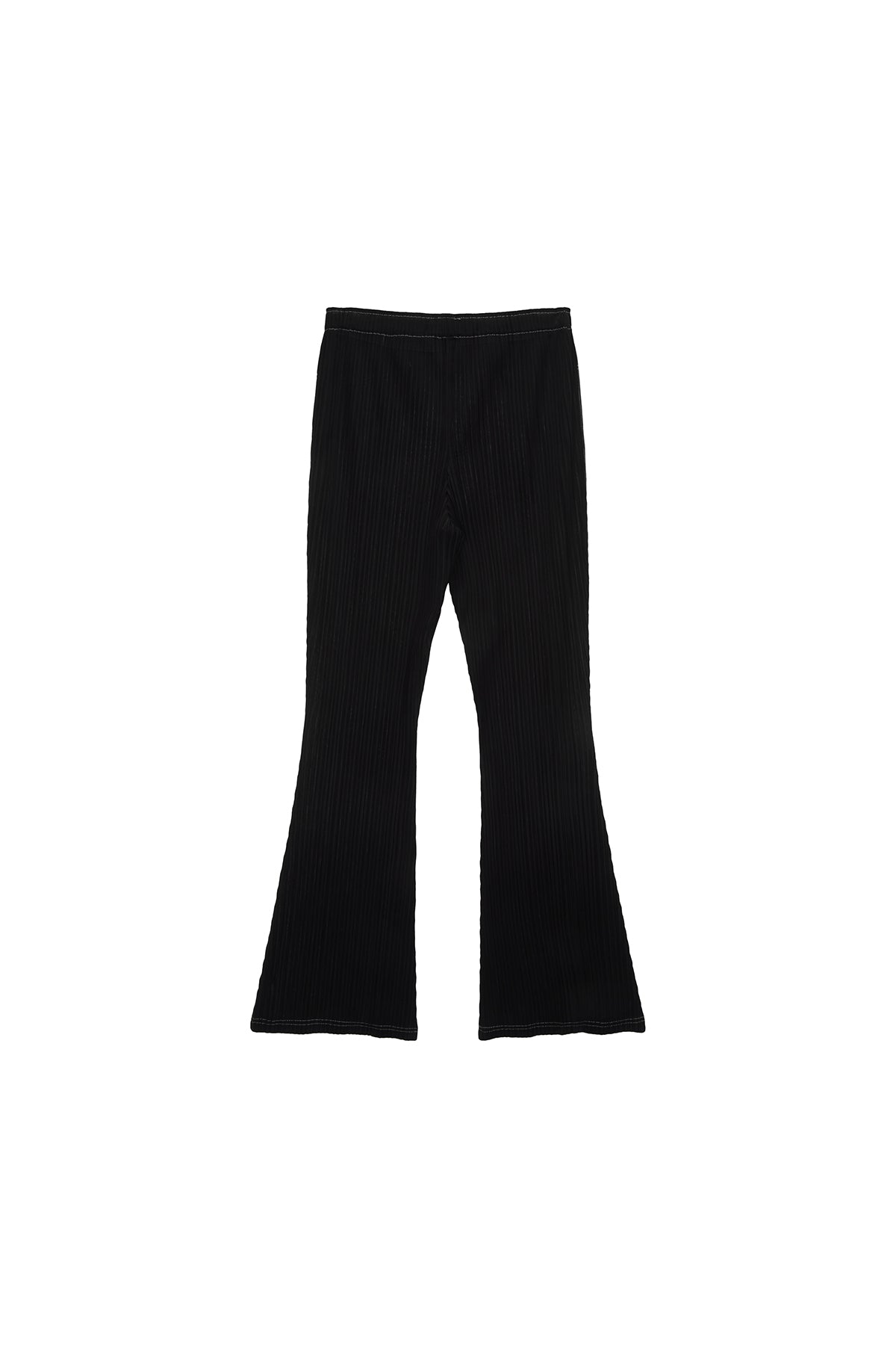 Matin Kim - Pleats Stitch Layered Pants (Black) product image 2 | TRAB K-Fashion Australia