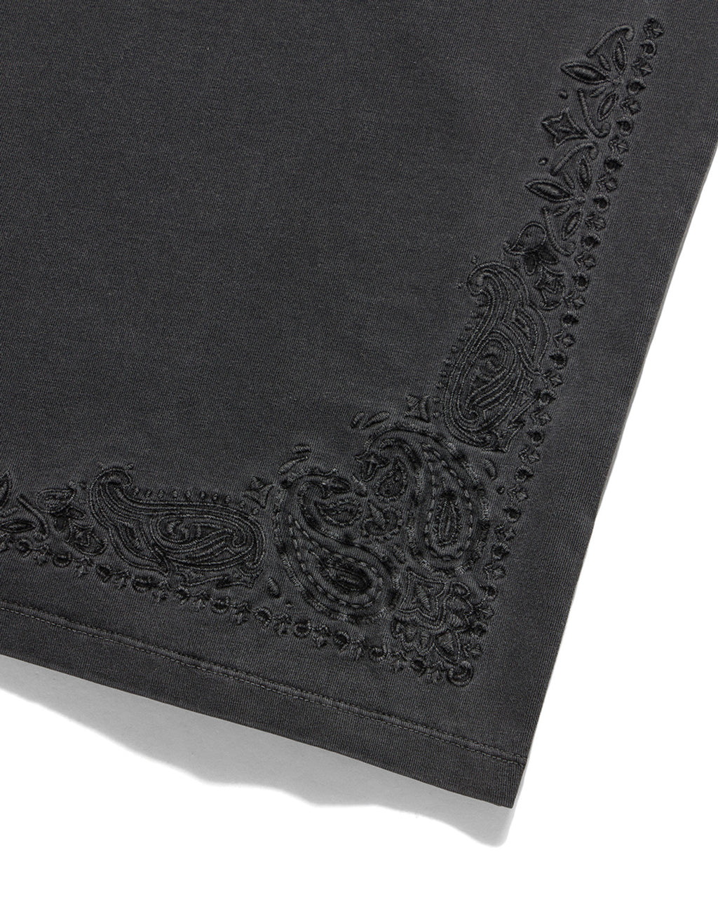 Eastlogue - Paisley Embroidered T-shirts (Pigment Charcoal) product image 10 | TRAB K-Fashion Australia