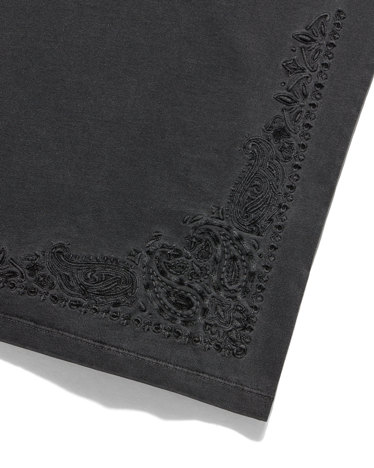 Eastlogue - Paisley Embroidered T-shirts (Pigment Charcoal) product image 10 | TRAB K-Fashion Australia