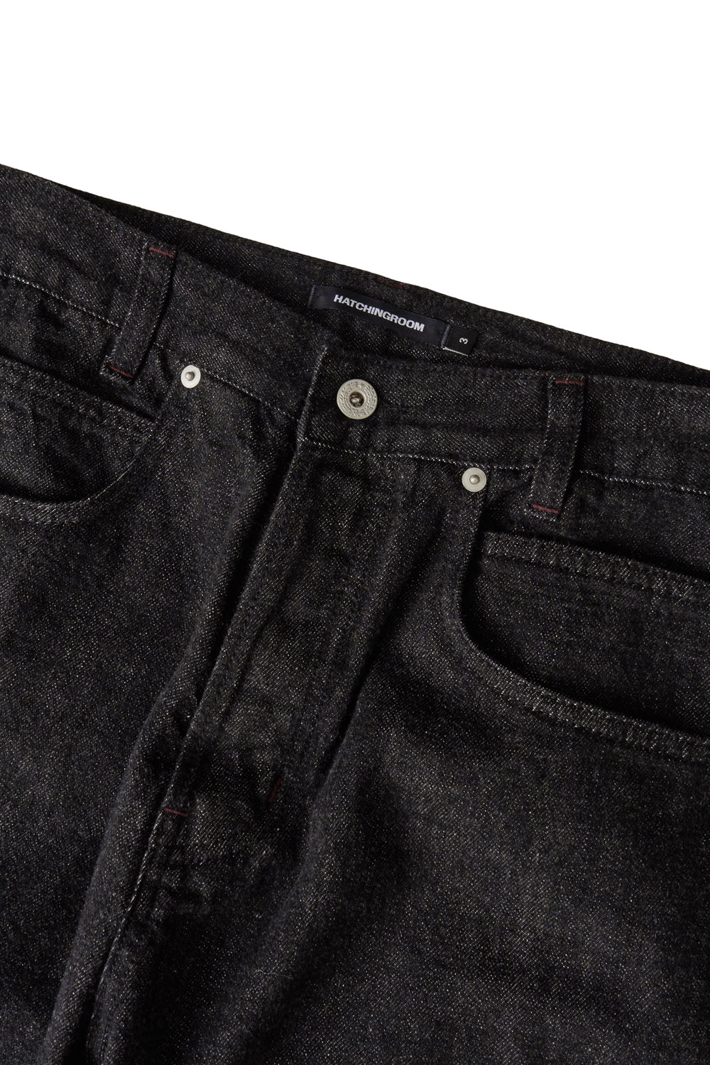 Hatchingroom - Regular Selvedge Jeans (Black) product image 3 | TRAB K-Fashion Australia