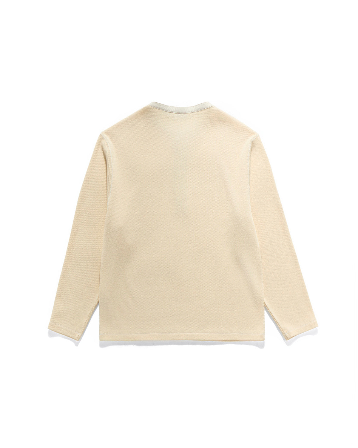 Eastlogue - Anchor Line Henley Neck L.s T-shirts (Cream) product image 7 | TRAB K-Fashion Australia