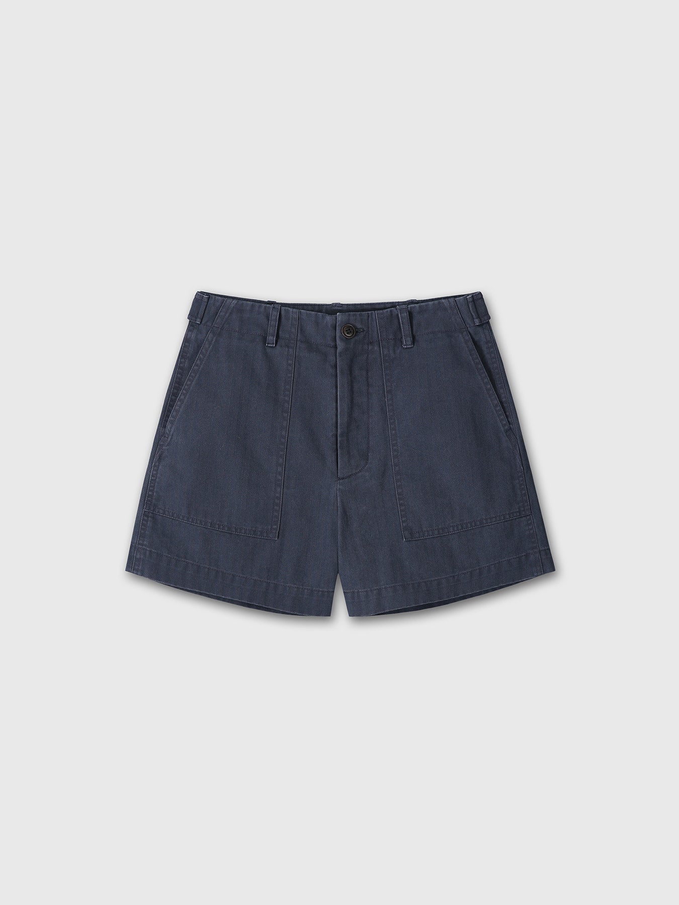 Tonywack - Garment Washed Hbt Fatigue  Shorts (Faded Navy) product image 10 | TRAB K-Fashion Australia
