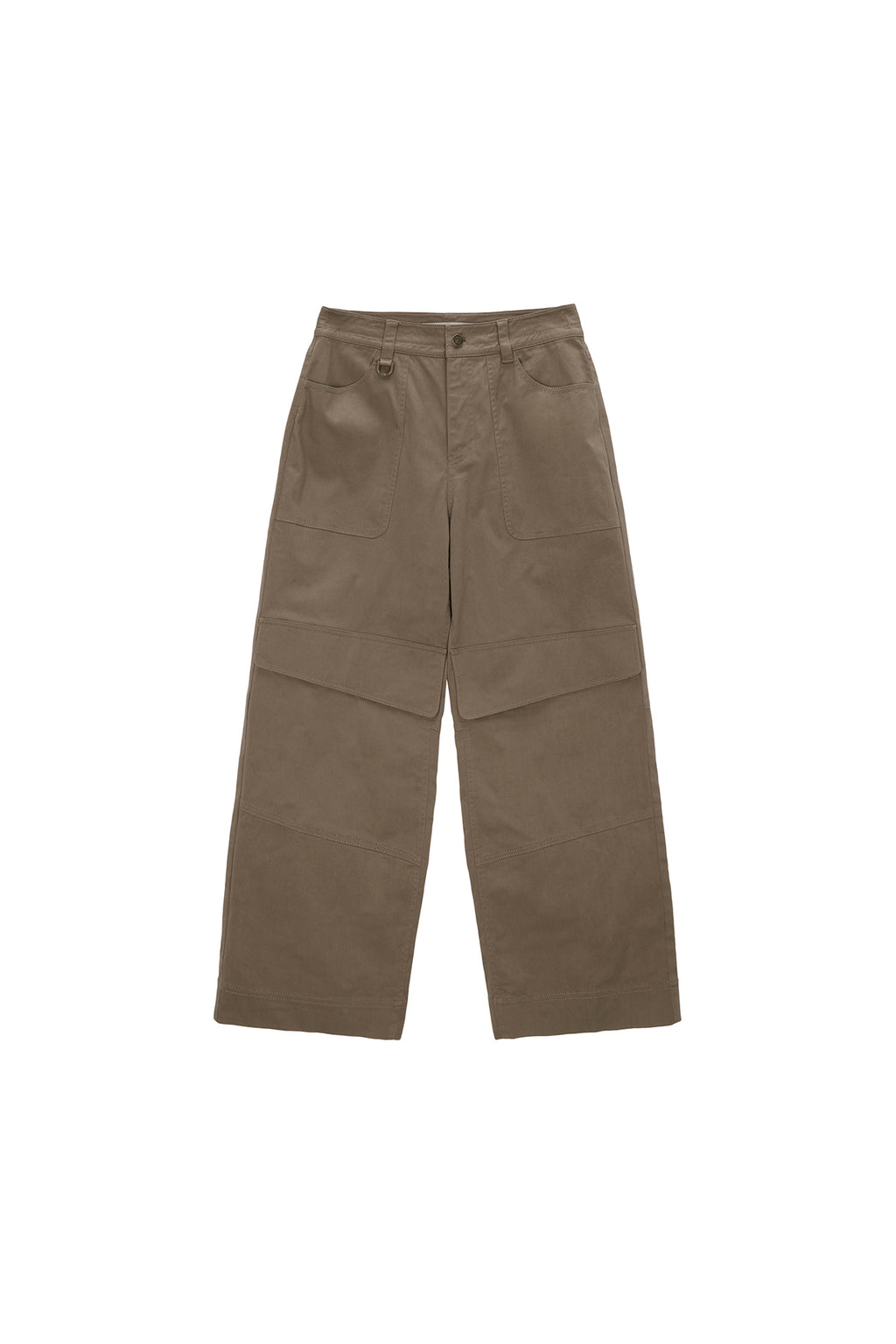 Matin Kim - Knee Big Pocket Cotton Pants (Ivory) product image 11 | TRAB K-Fashion Australia