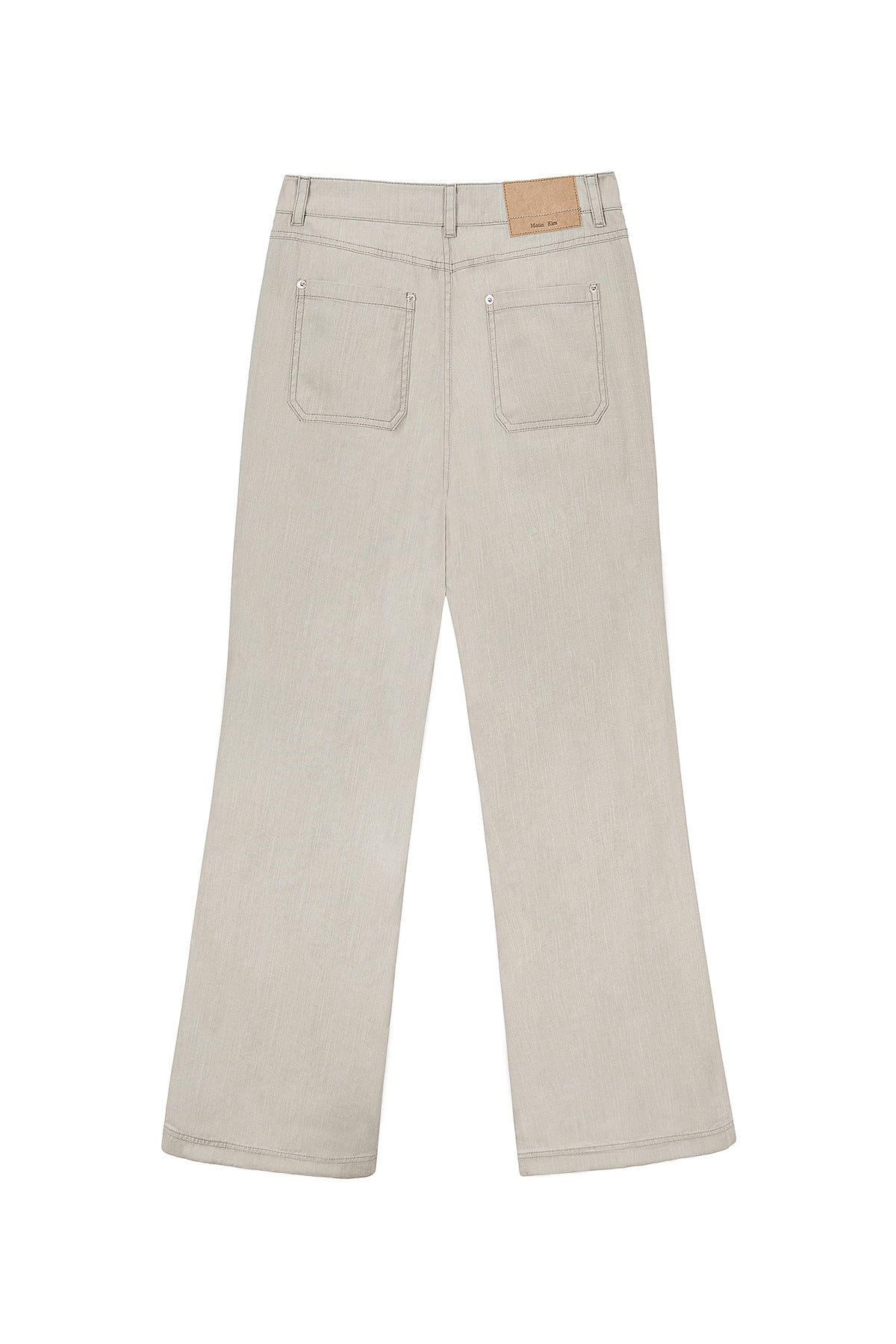 Matin Kim - Side Pintuck Point Pants (Beige) product image 3 | TRAB K-Fashion Australia