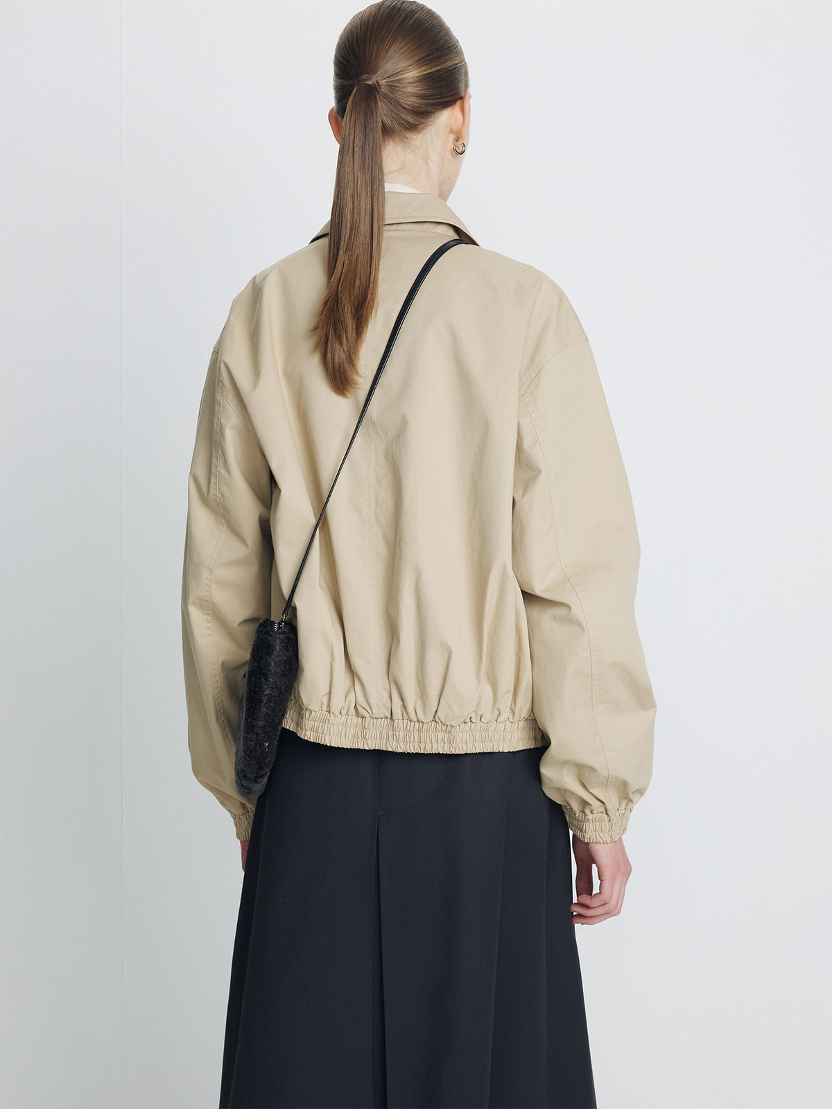Tonywack - Cotton Twill Blouson Jacket (Beige) product image 4 | TRAB K-Fashion Australia