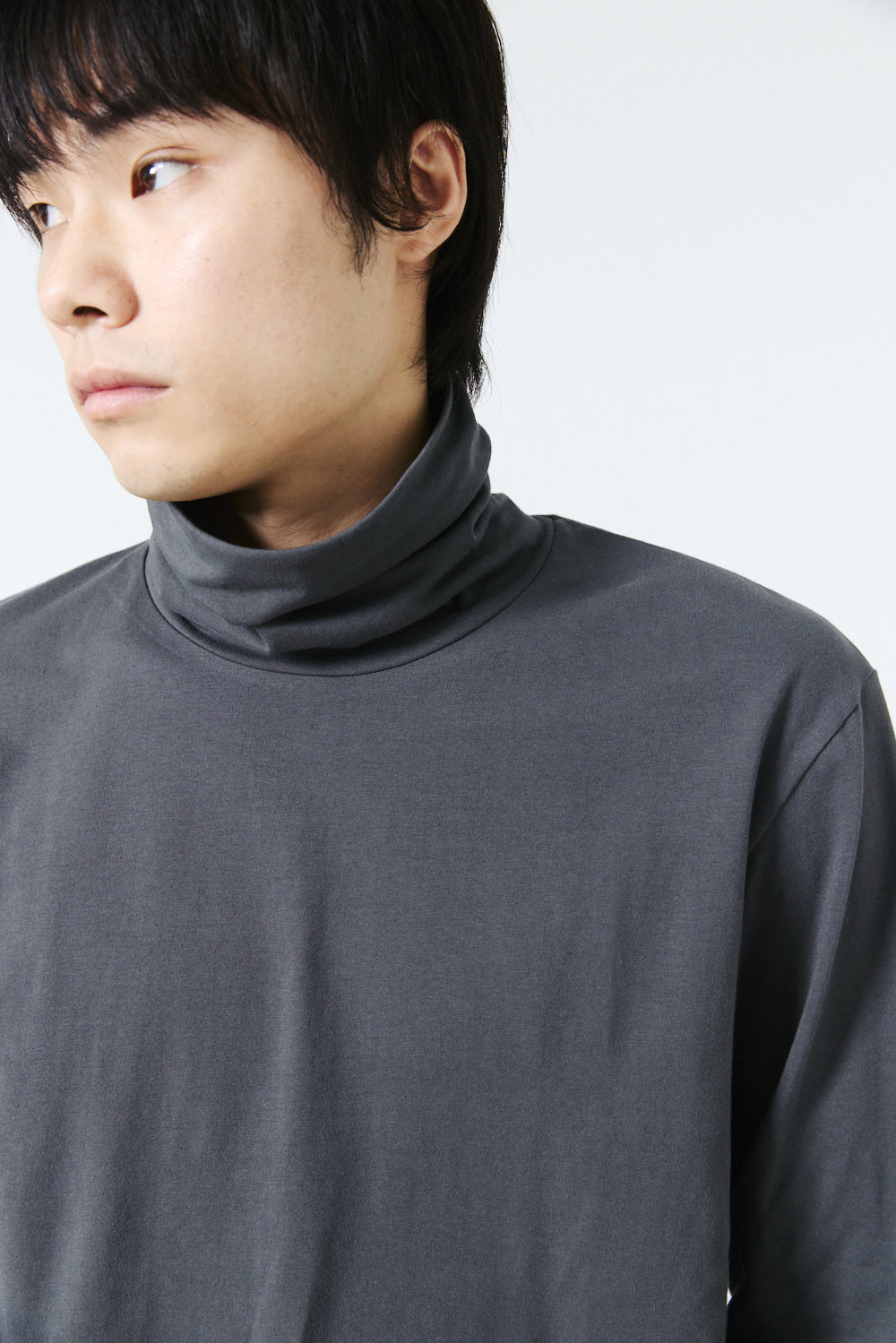 Hatchingroom - Boxer Turtleneck Tee (Charcoal) product image 8 | TRAB K-Fashion Australia
