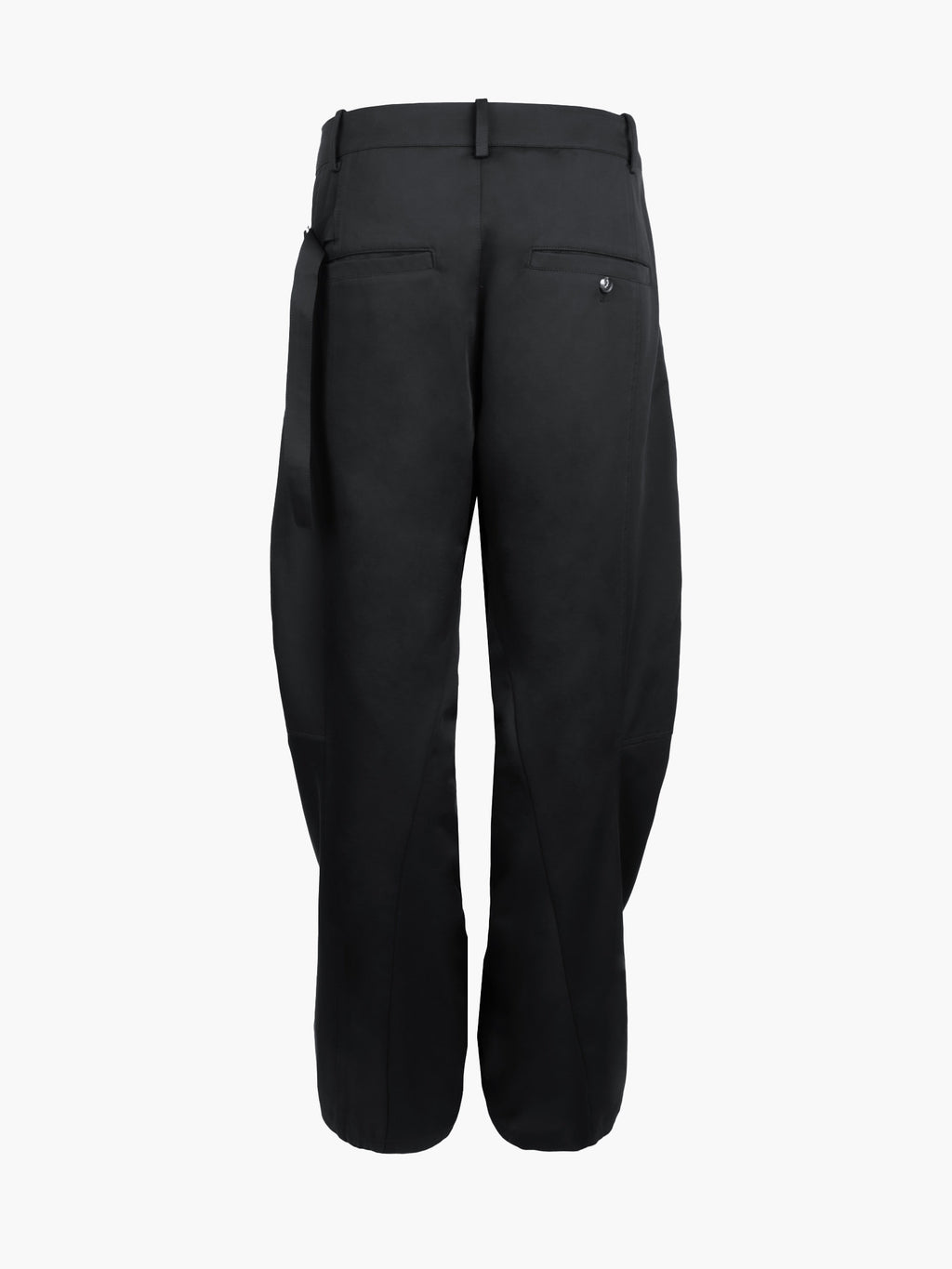 Jiyong Kim - Curved Wrap Trousers (Black) product image 12 | TRAB K-Fashion Australia