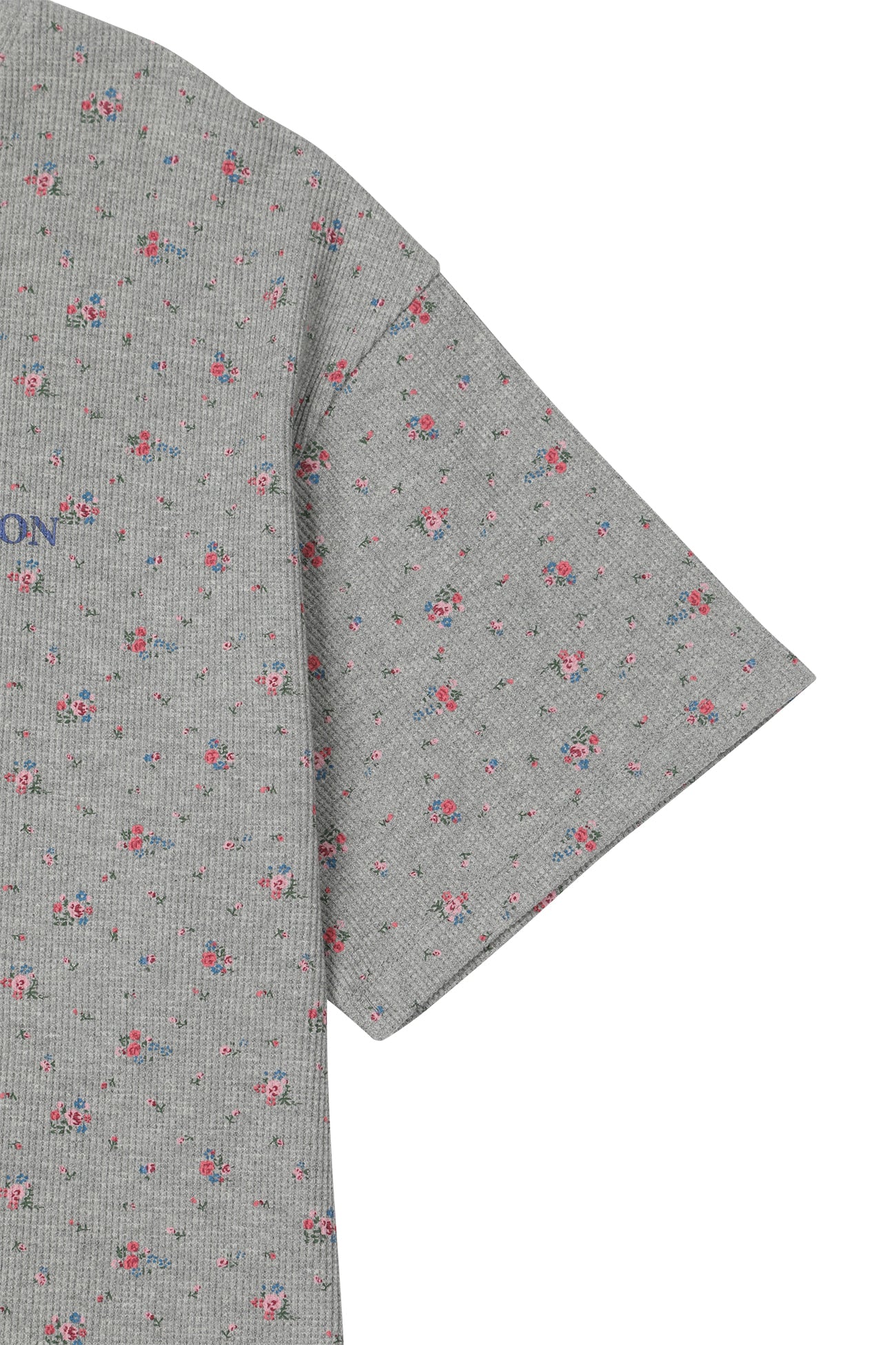 Deinet - Soft Waffle Flower T-Shirt (Melange Grey) product image 5 | TRAB K-Fashion Australia