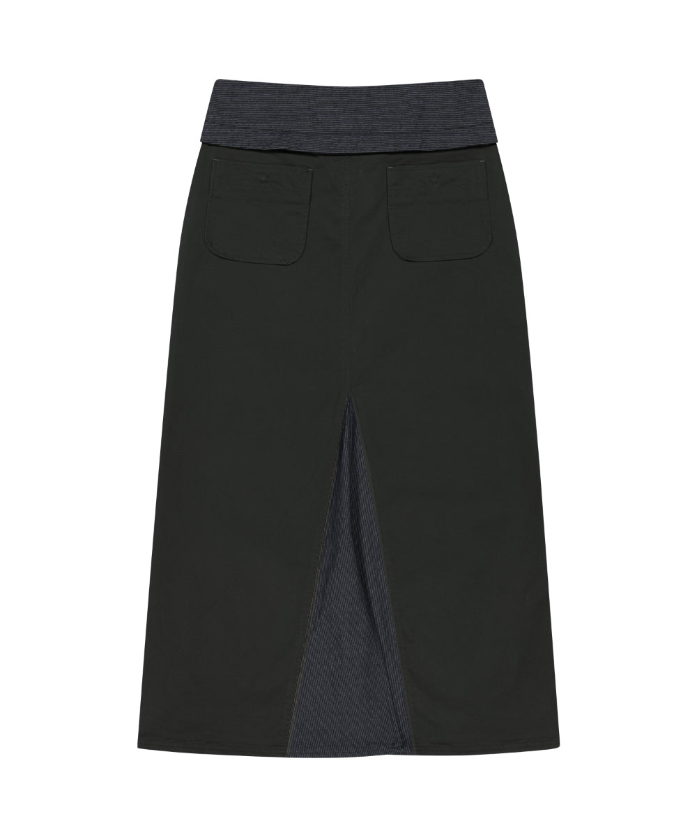Coyseio - Waist Panel Skirt (Charcoal) product image 16 | TRAB K-Fashion Australia