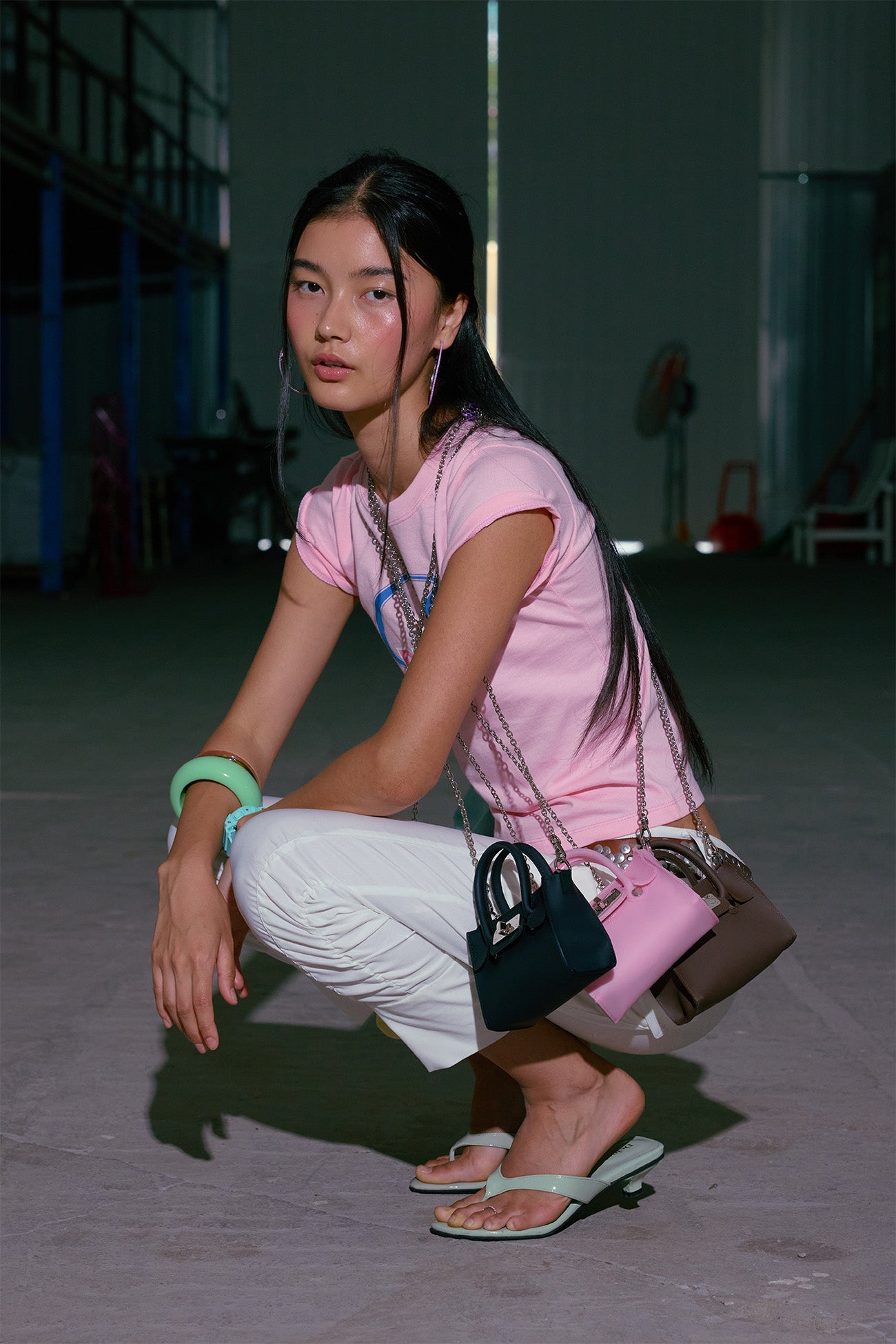 Deinet - Signature Logo Slim T-Shirt (Pink) product image 8 | TRAB K-Fashion Australia